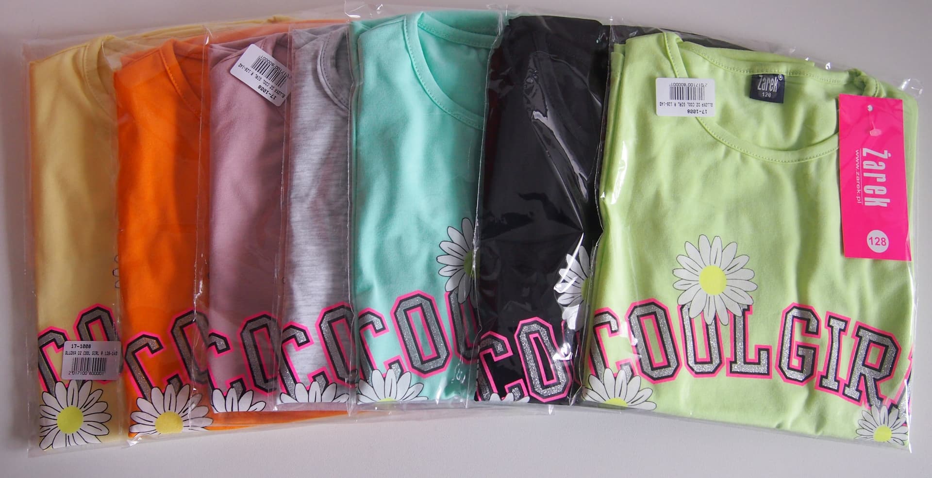 

BLUZKA DZIEWCZĘCA COOL KR R.128-140 (kolor mix kolor, rozmiar 128)