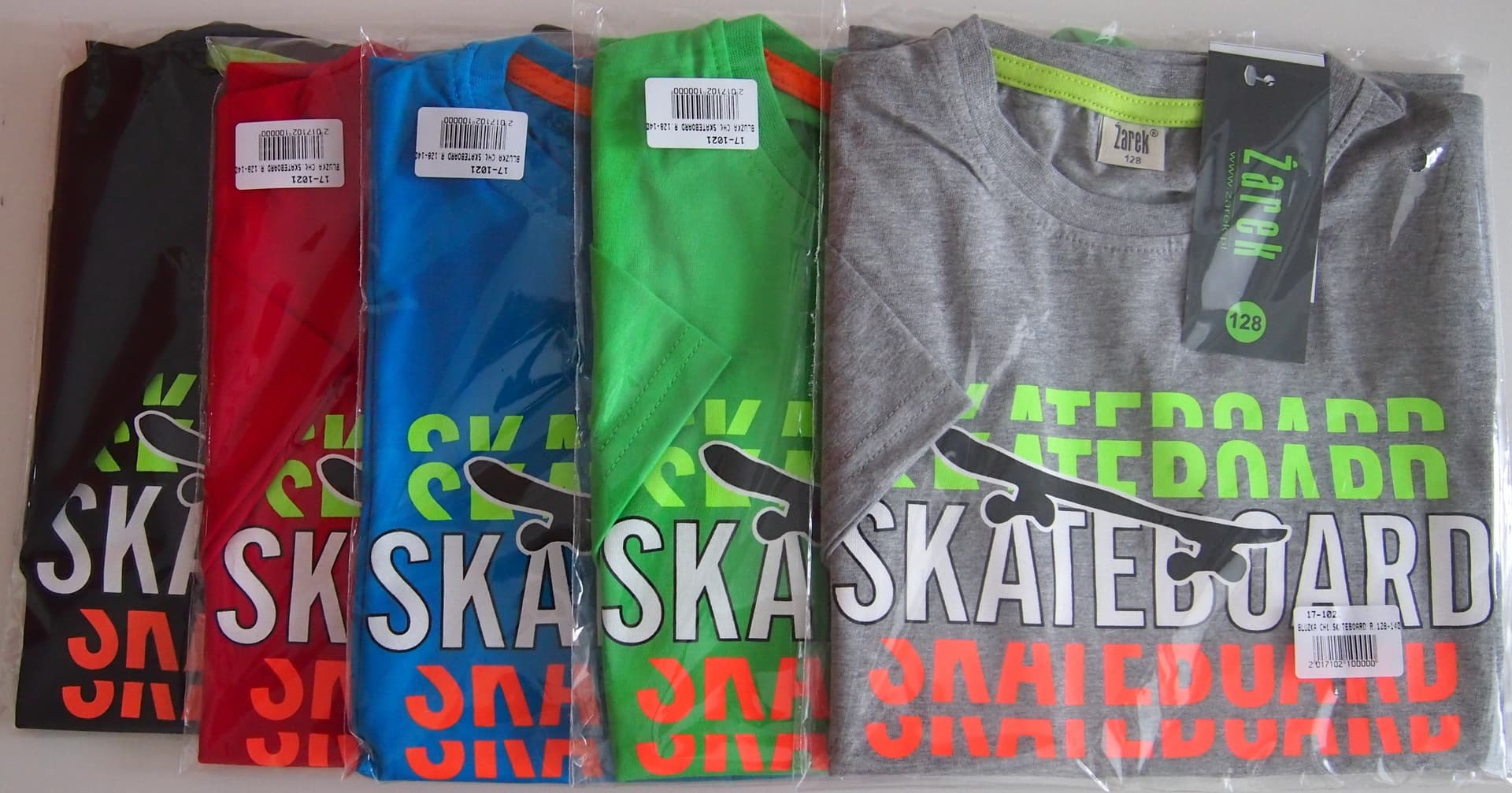 

BLUZKA CHŁOPIĘCA SKATEBOARD KR R.128-140 (kolor mix kolor, rozmiar 134)