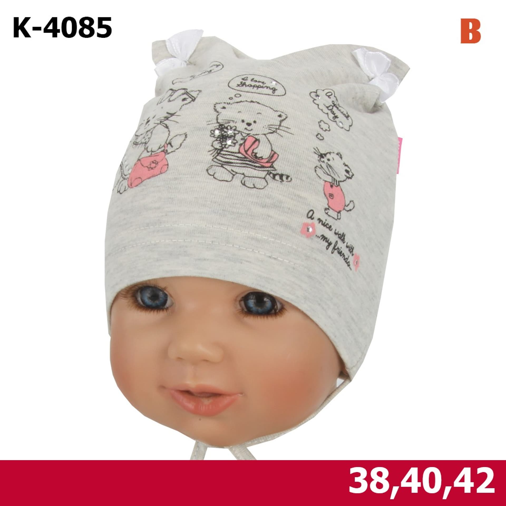 

CZAPKA 4085 SALE (kolor wzór - dziewczynka)