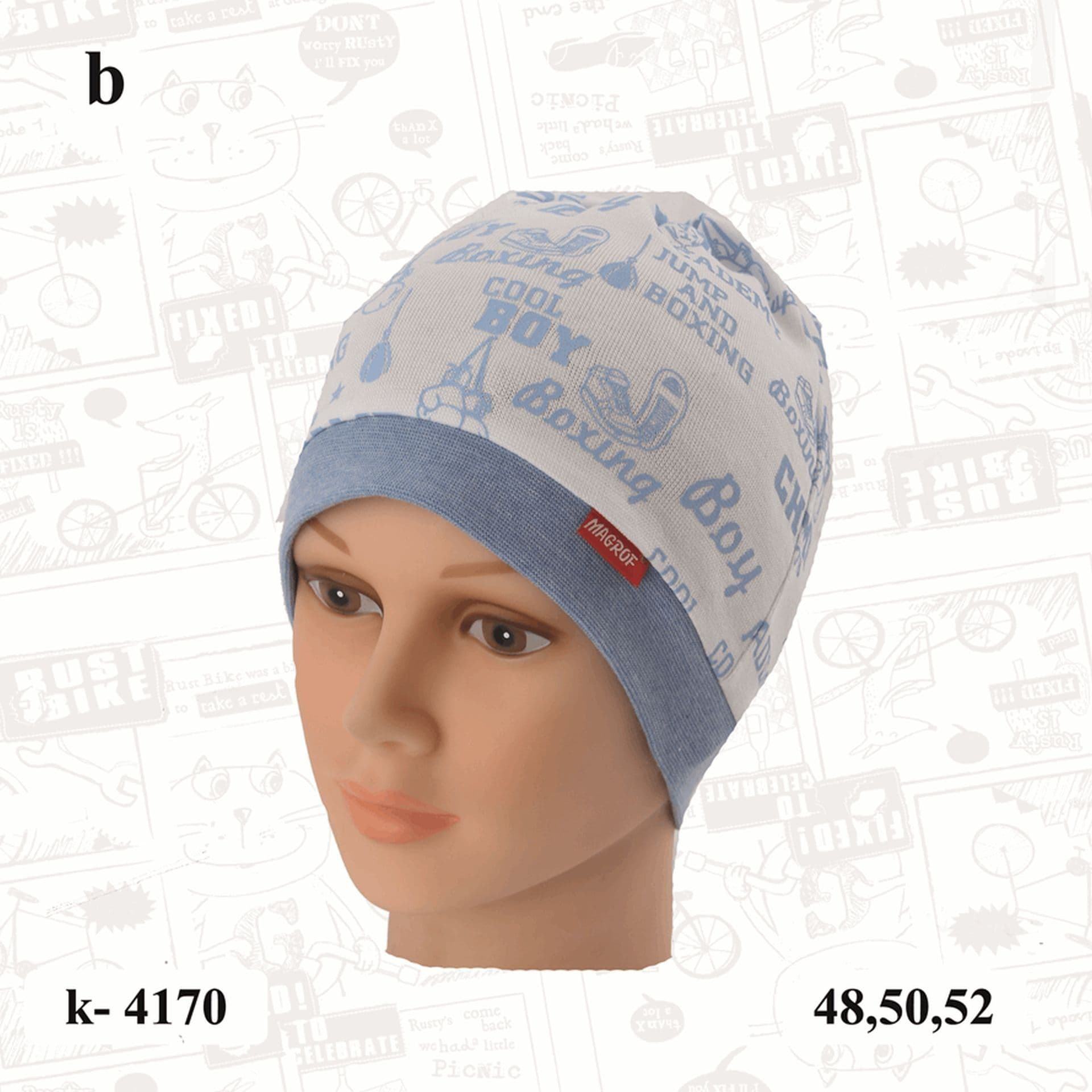 

CZAPKA 4170 SALE (kolor mix kolor / mix wzór, rozmiar 48-50)