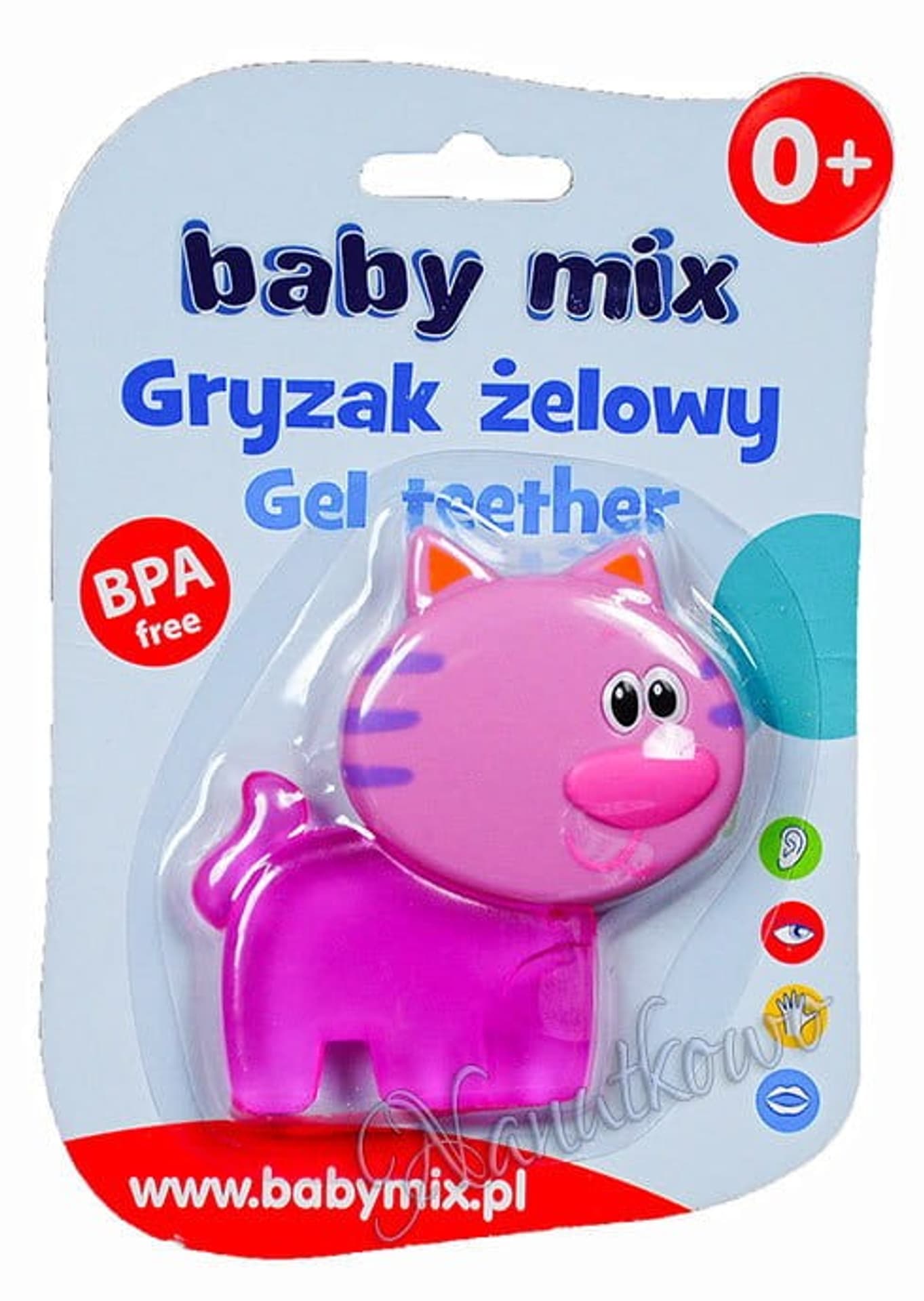 

GRYZAK KOTEK RÓŻOWY (kolor różowy)