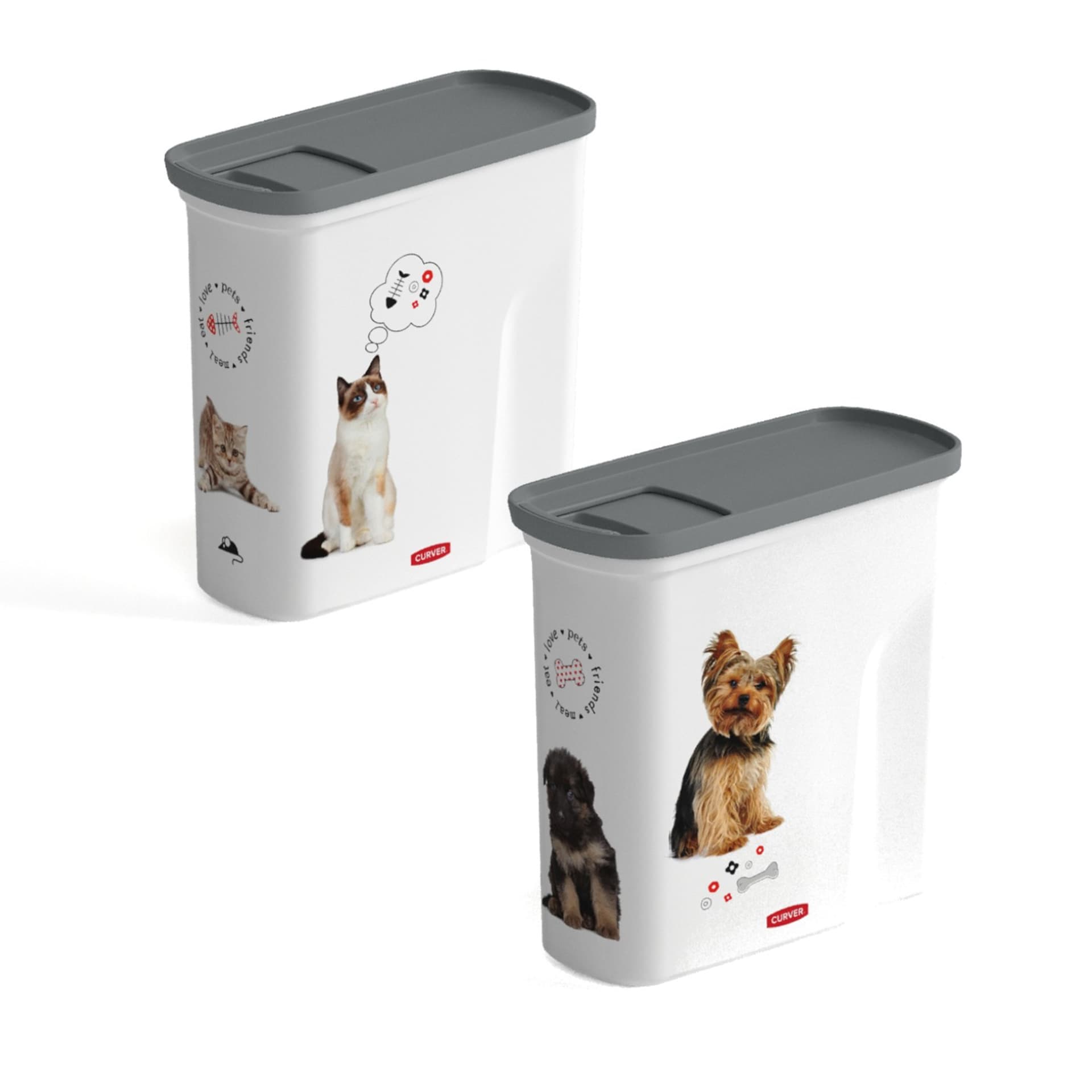 

Pojemnik na karmę Curver Love Pets Cats 2L