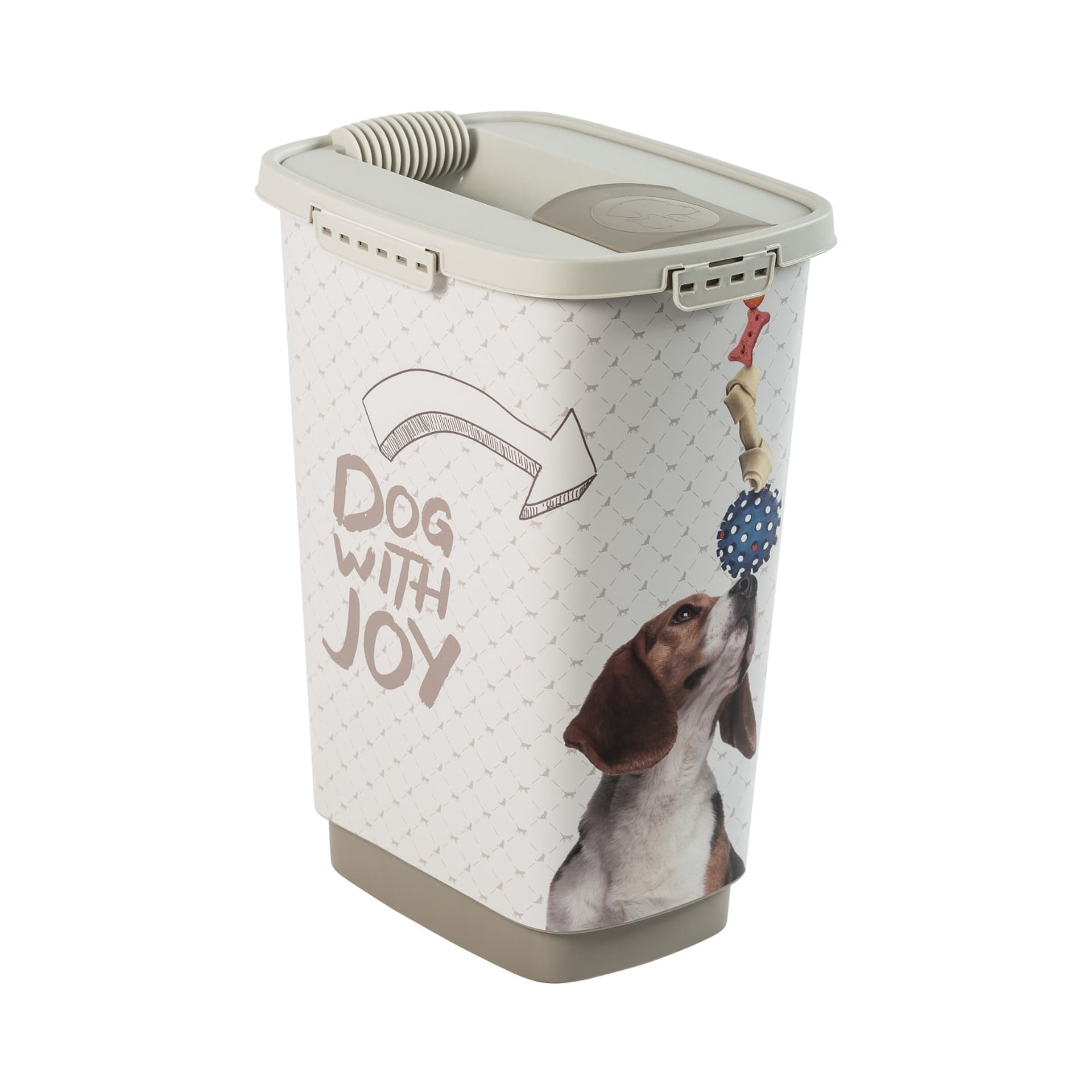 

Pojemnik na karmę Rotho Cody Dog 25L biały