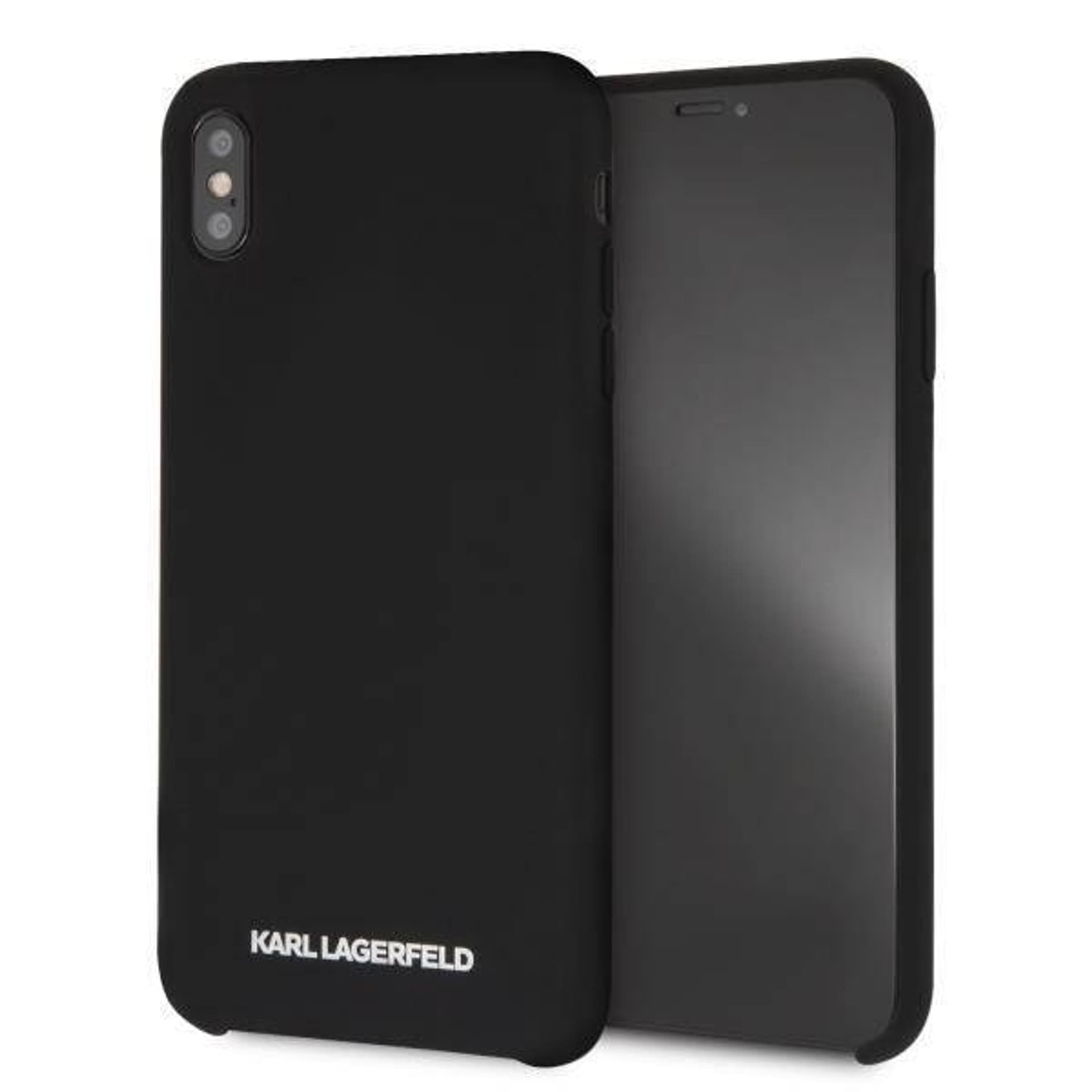 

Karl Lagerfeld KLHCI65SLBKS iPhone Xs Max hardcase czarny/black Silicone