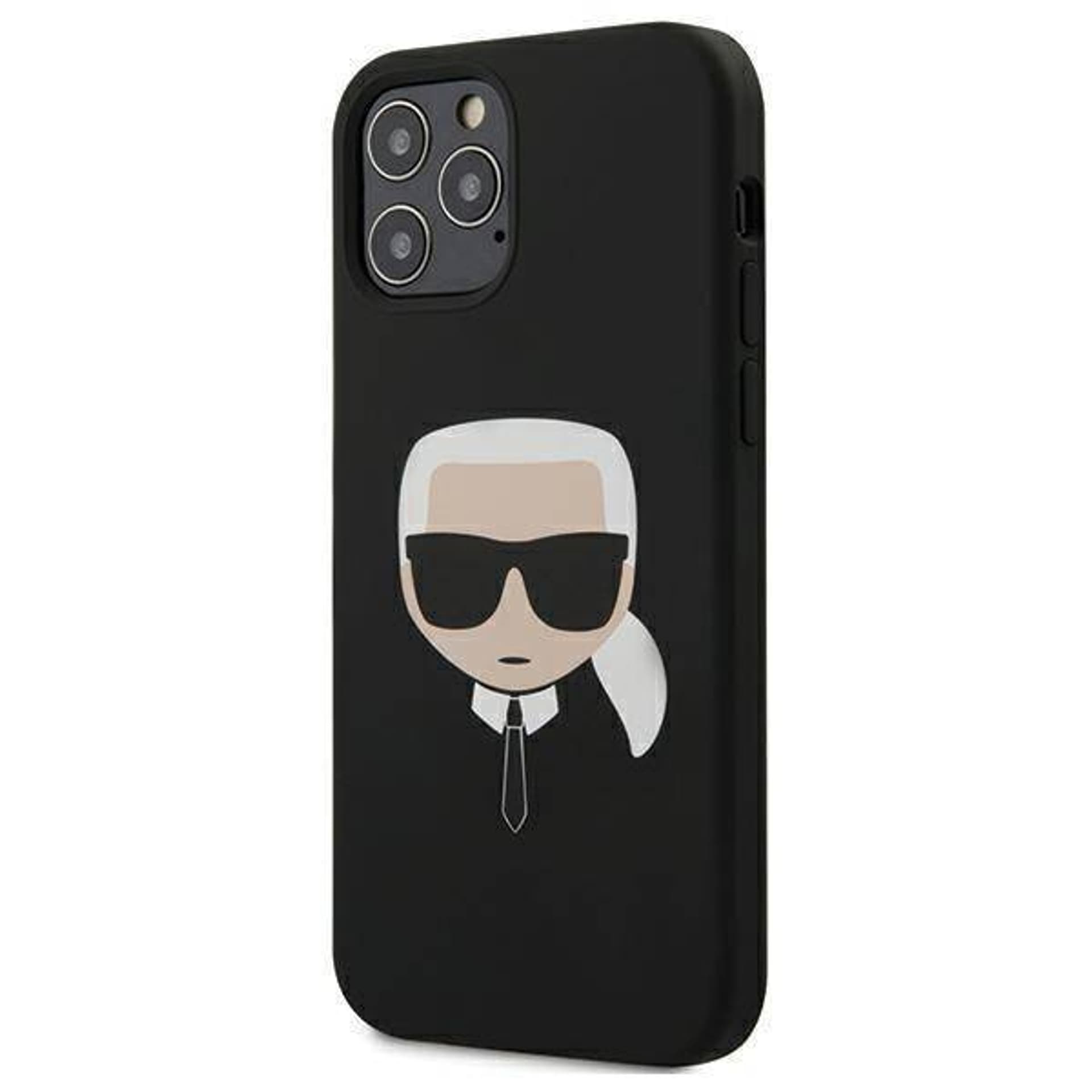 

Karl Lagerfeld Silicone Ikonik Karl`s Head - Etui iPhone 12 / iPhone 12 Pro (czarny)