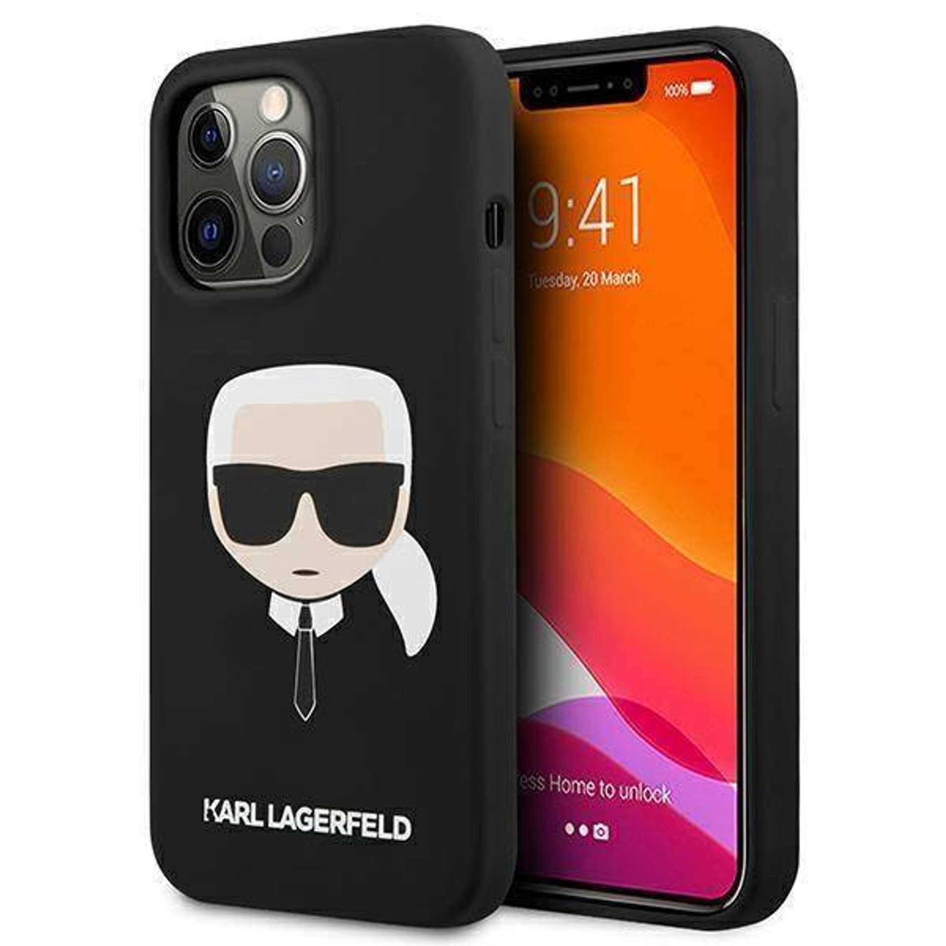 

Karl Lagerfeld Silicone Ikonik Karl`s Head - Etui iPhone 13 Pro (czarny)