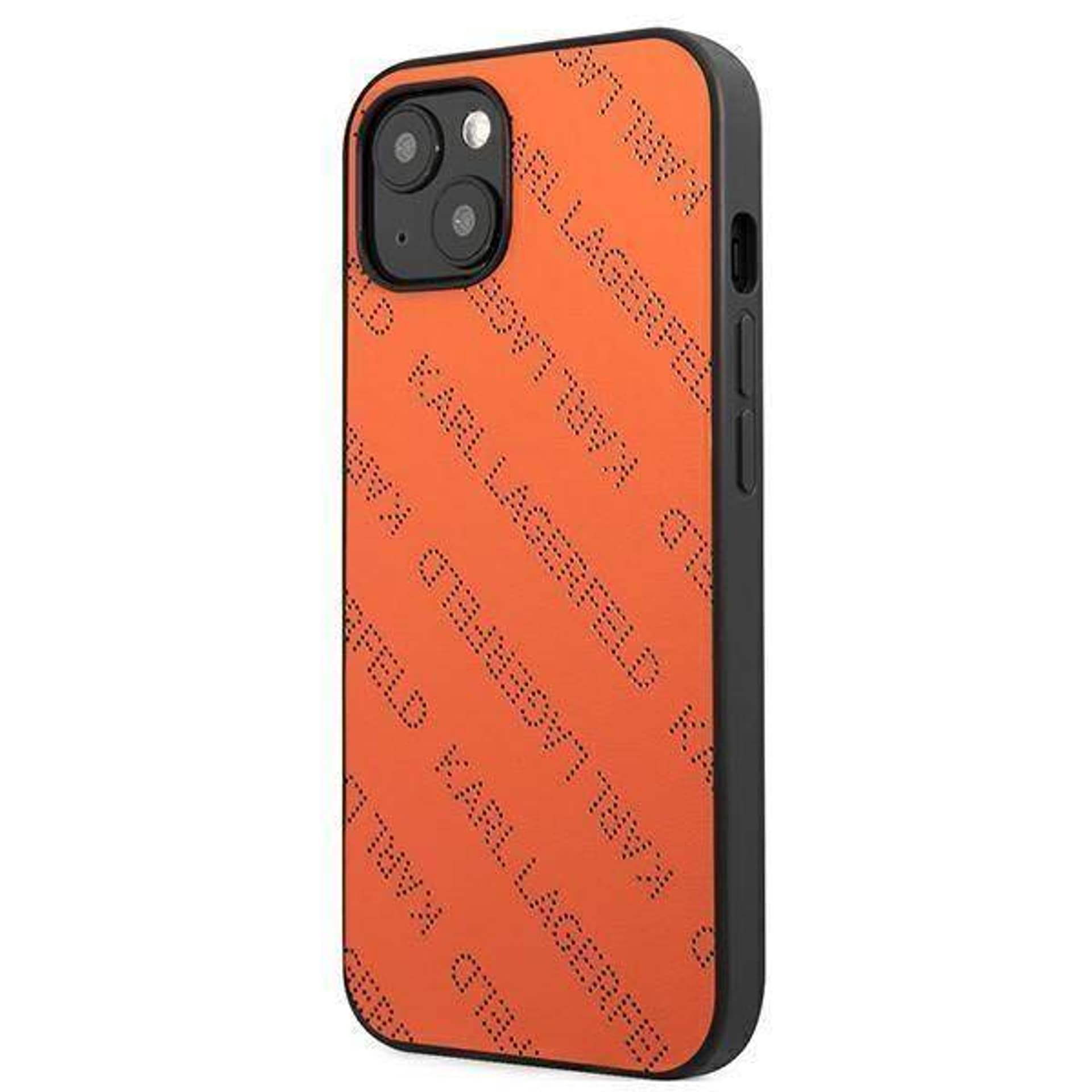 

Oryginalne Etui IPHONE 13 Karl Lagerfeld Hardcase Perforated Allover (KLHCP13MPTLO) pomarańczowe, Klhcp13mptlo) pomarańczow