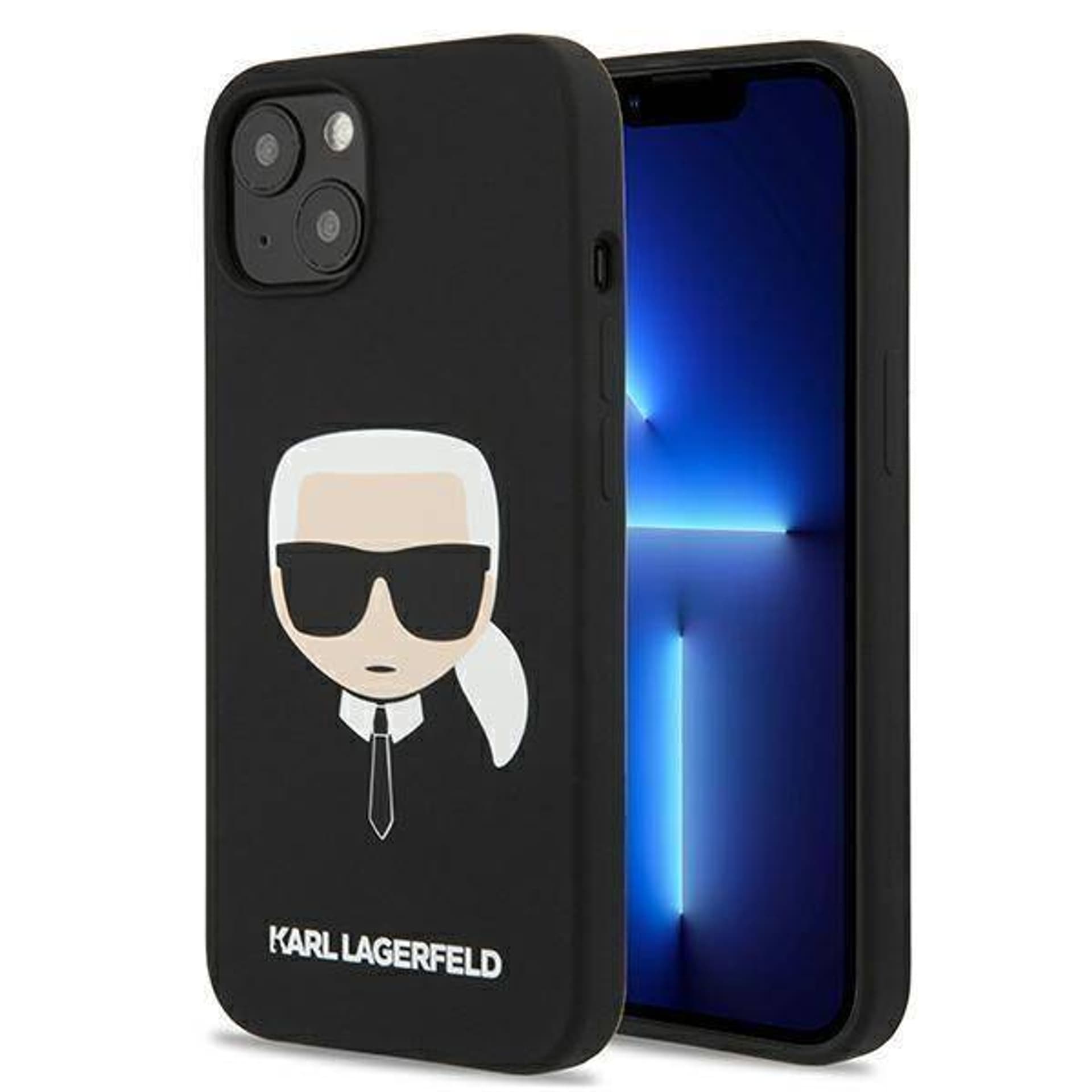 

Karl Lagerfeld Silicone Ikonik Karl`s Head - Etui iPhone 13 Mini (czarny)