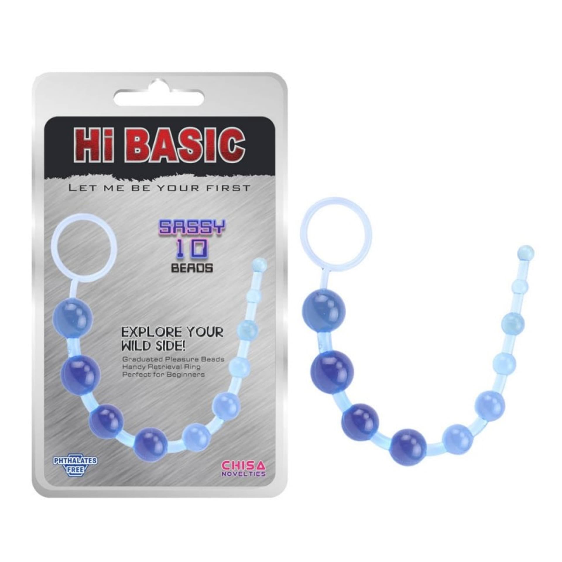 

Koraliki analne Sassy Blue 30cm Chisa