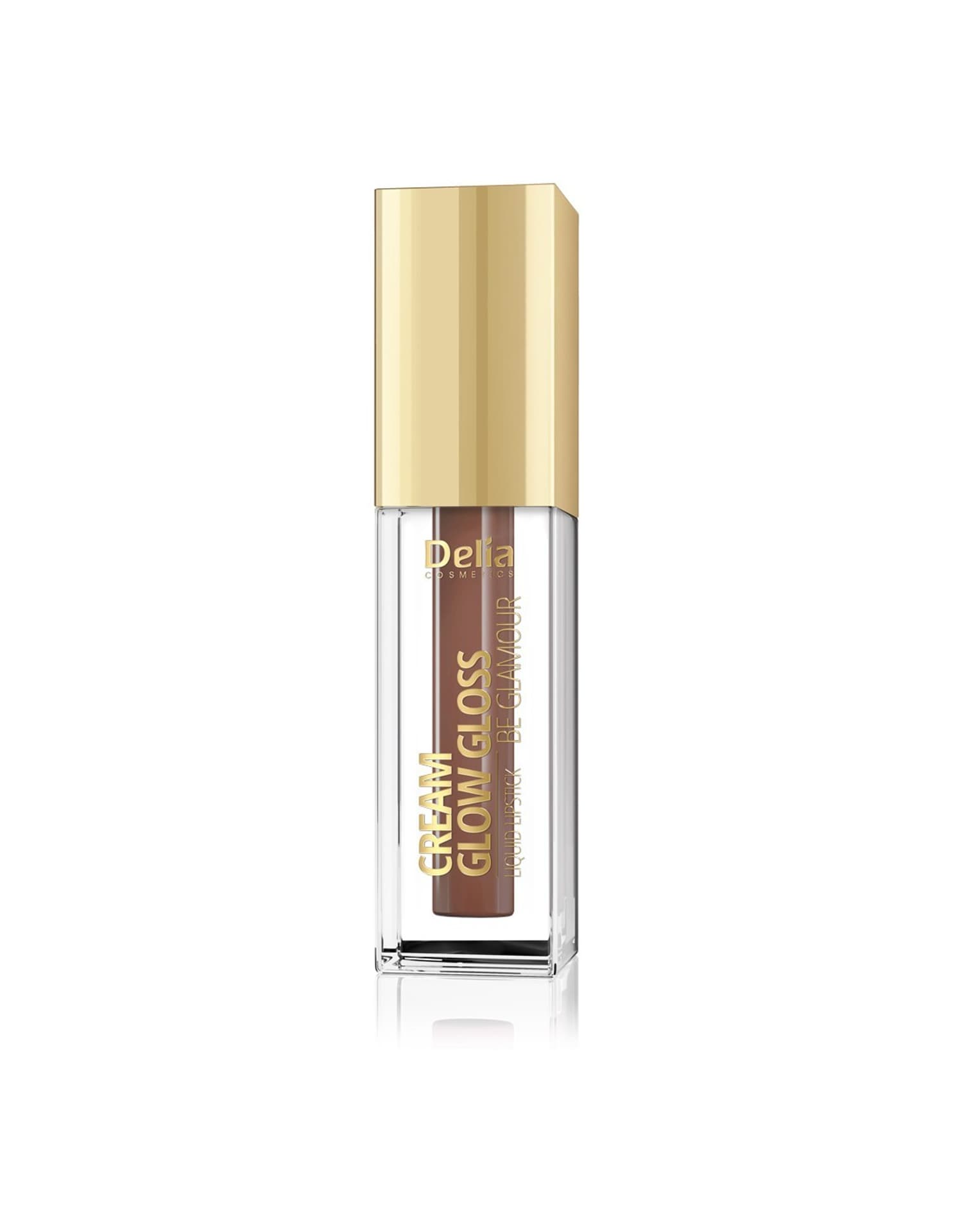 

Delia Cosmetics Cream Glow Gloss Pomadka w płynie nr 208 Brownie 5ml