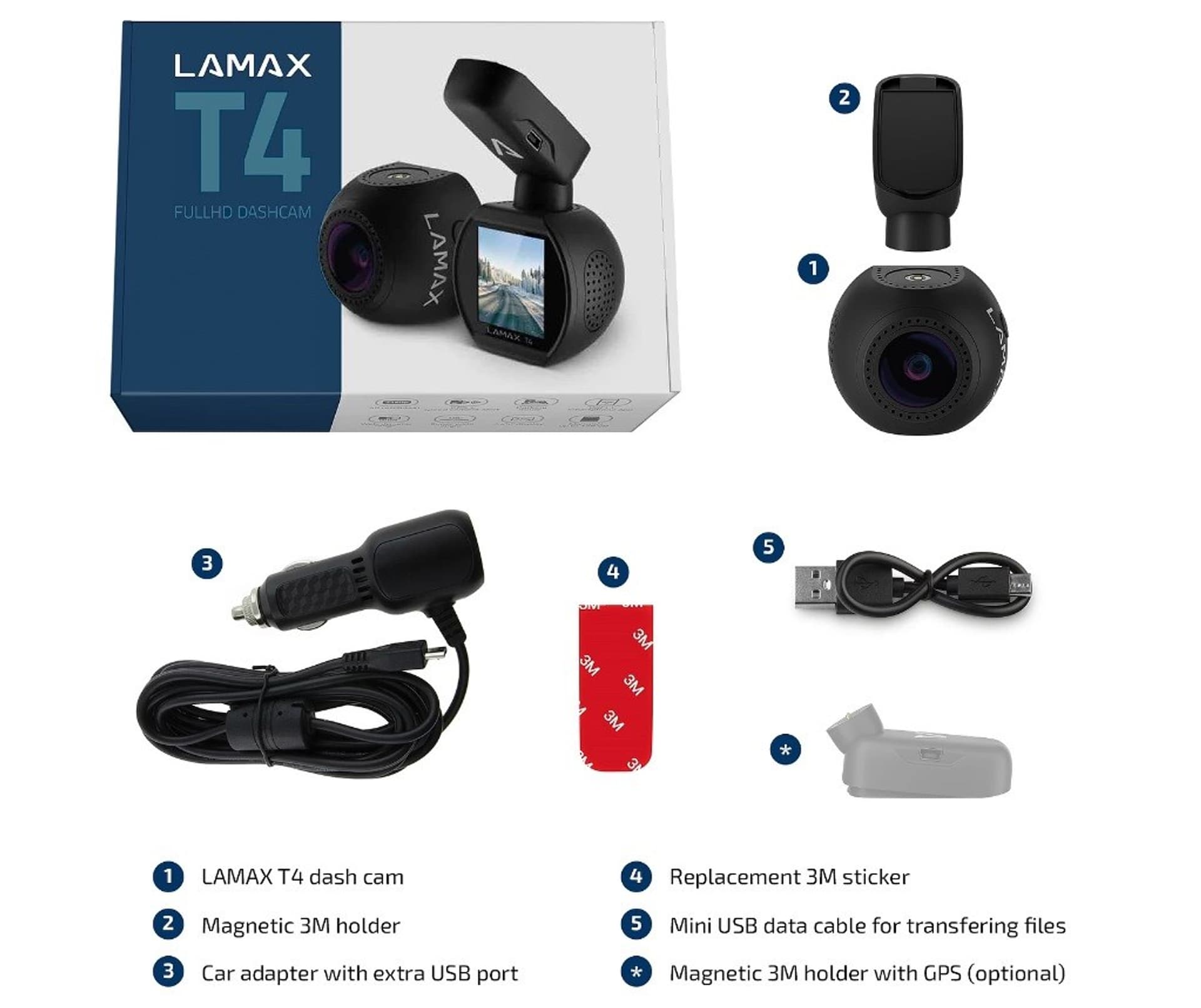 

Wideorejestrator LAMAX T4