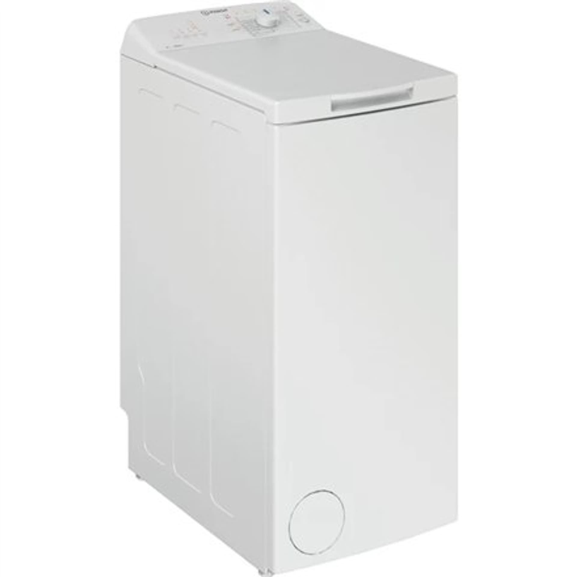 

INDESIT Pralka BTW L60400 EE/N Klasa efektywności energetycznej C, Ładowanie od góry, Pojemność prania 6 kg, 951 obr/min, Głębok