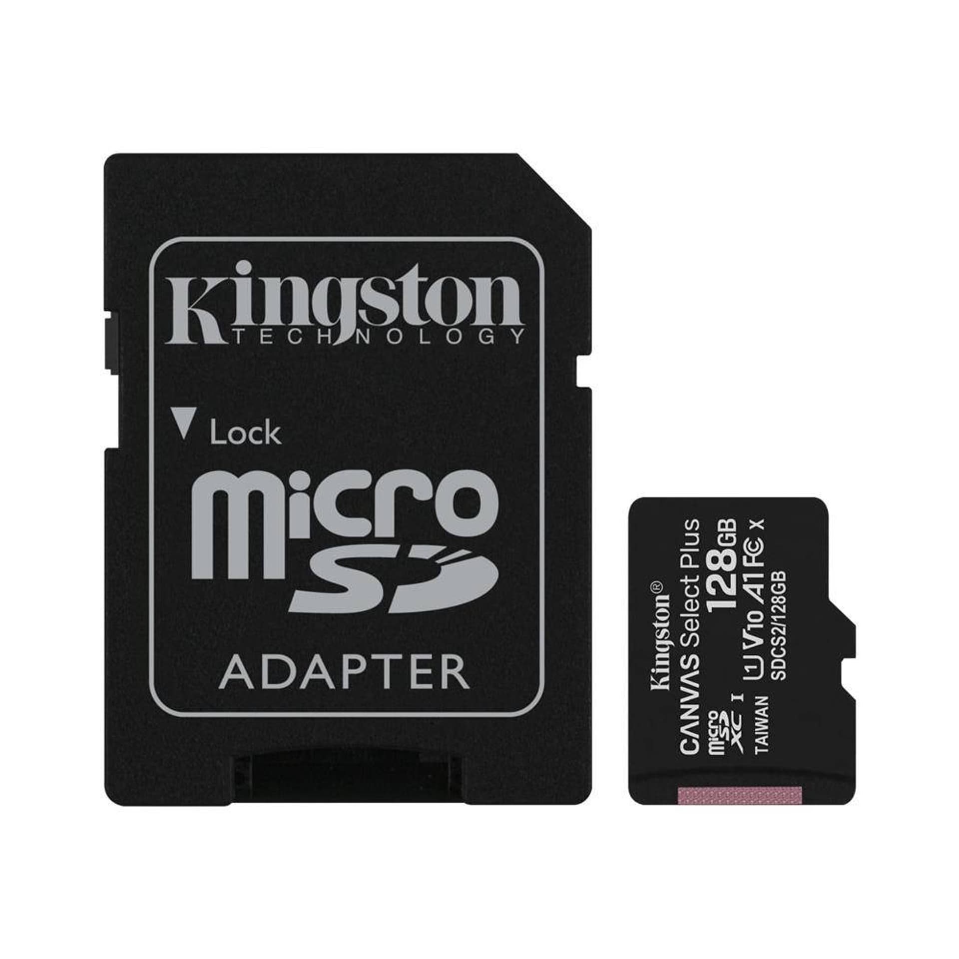

Karta pamięci KINGSTON Canvas Select Plus microSDXC 128GB CLASS 10 + Adapter