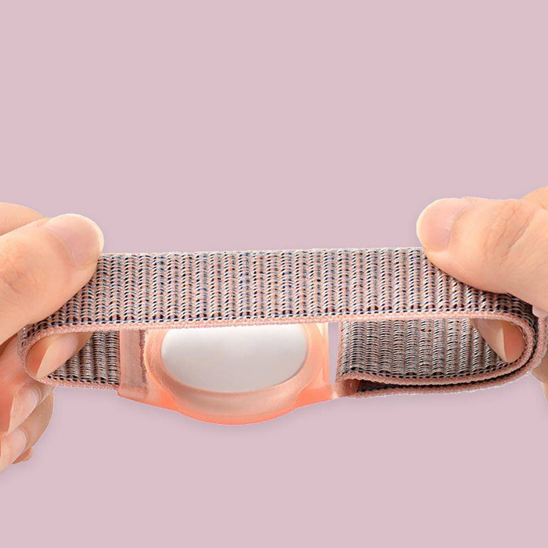 

Pasek do APPLE AIRTAG Tech-Protect Nylon For Kids różowe