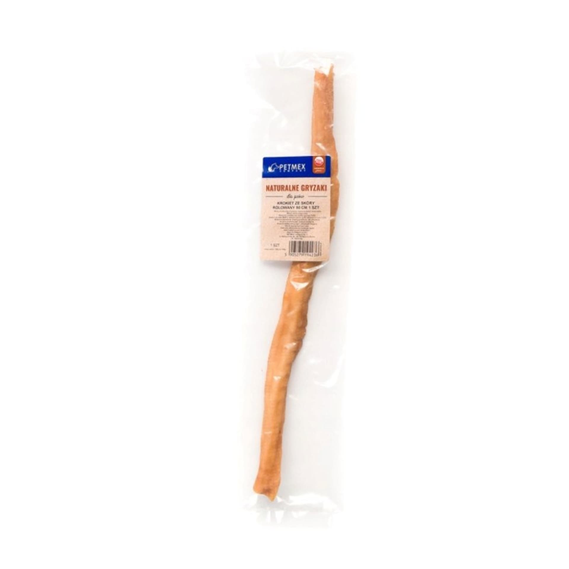 

Gryzak dla psów PETMEX Krokiet ze skóry rolowany 50cm 1szt
