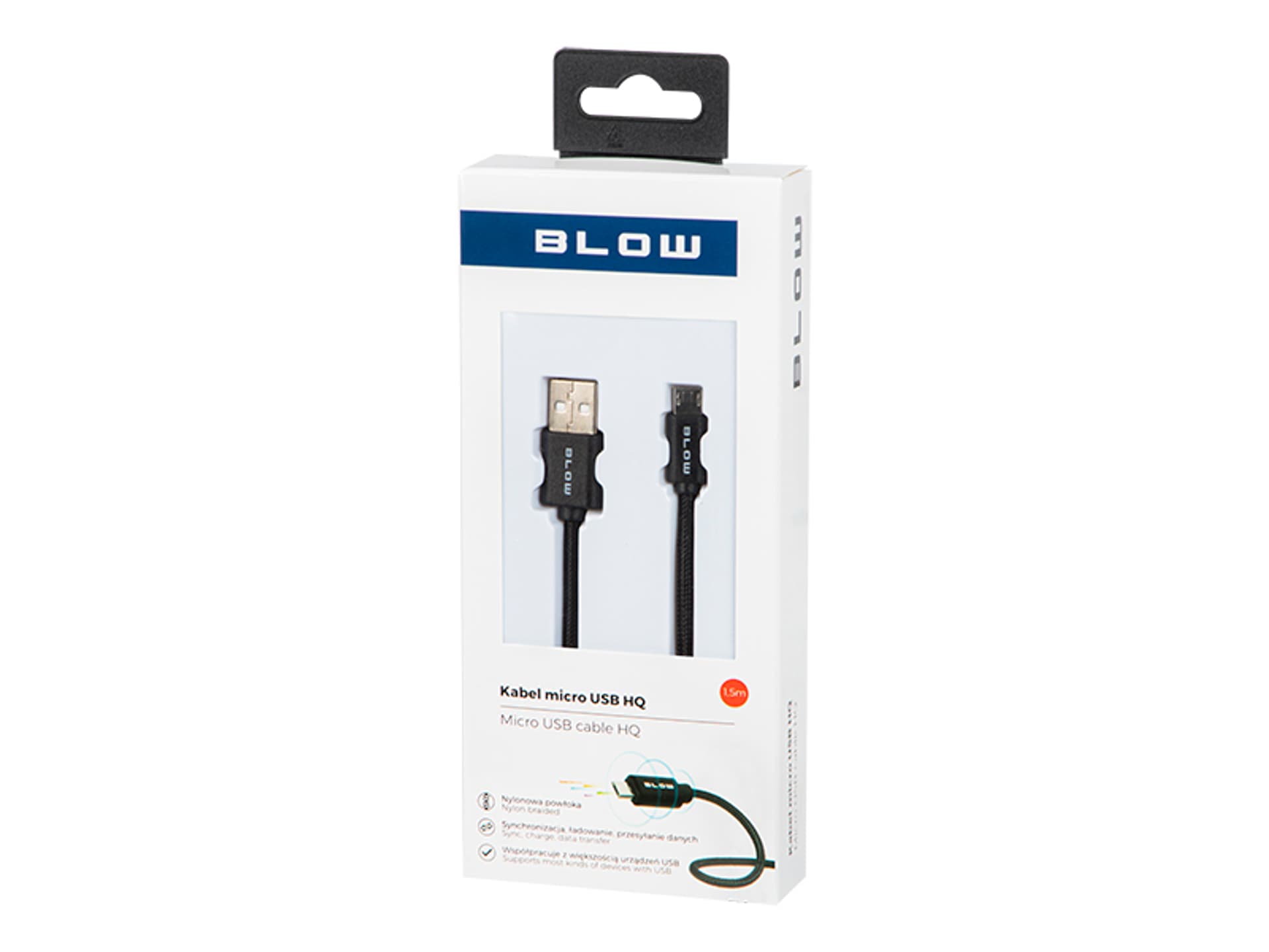

66-146# Przył.usb a - micro b 1,5m plecio-cza bl