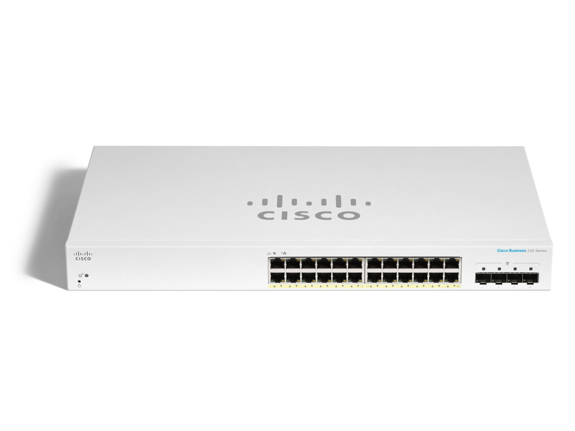 

CISCO CBS220-24P-4X 24-PORT 10/100/1000 POE SWITCH, 4X SFP+, 195W