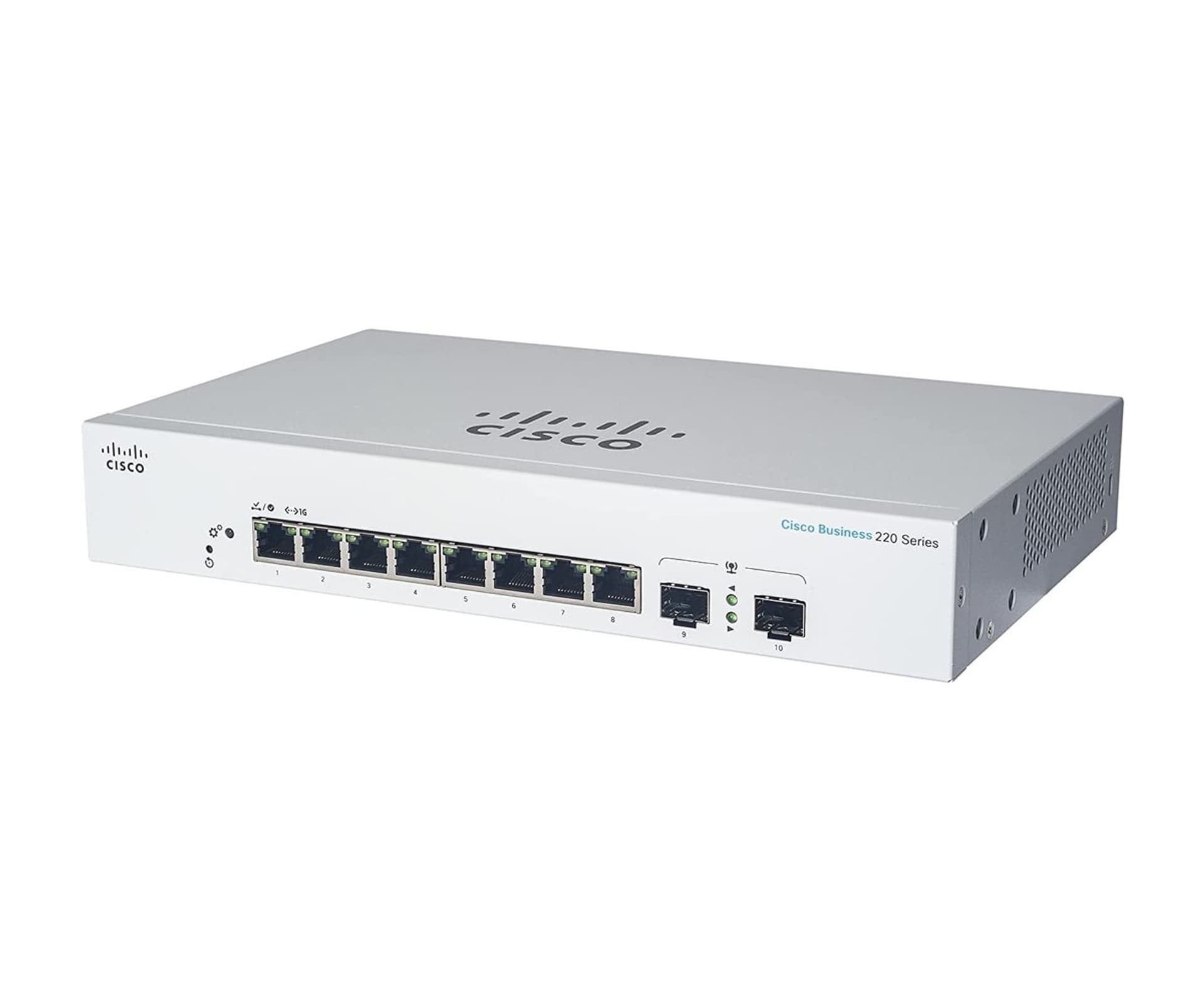 

CISCO CBS220-8T-E-2G 8-PORTS 10/100/1000 SWITCH, 2X SFP