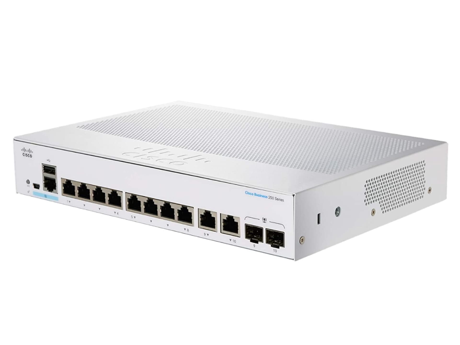 

CISCO CBS250 SMART 8-PORT GE EXT PS 2X1G COMBO