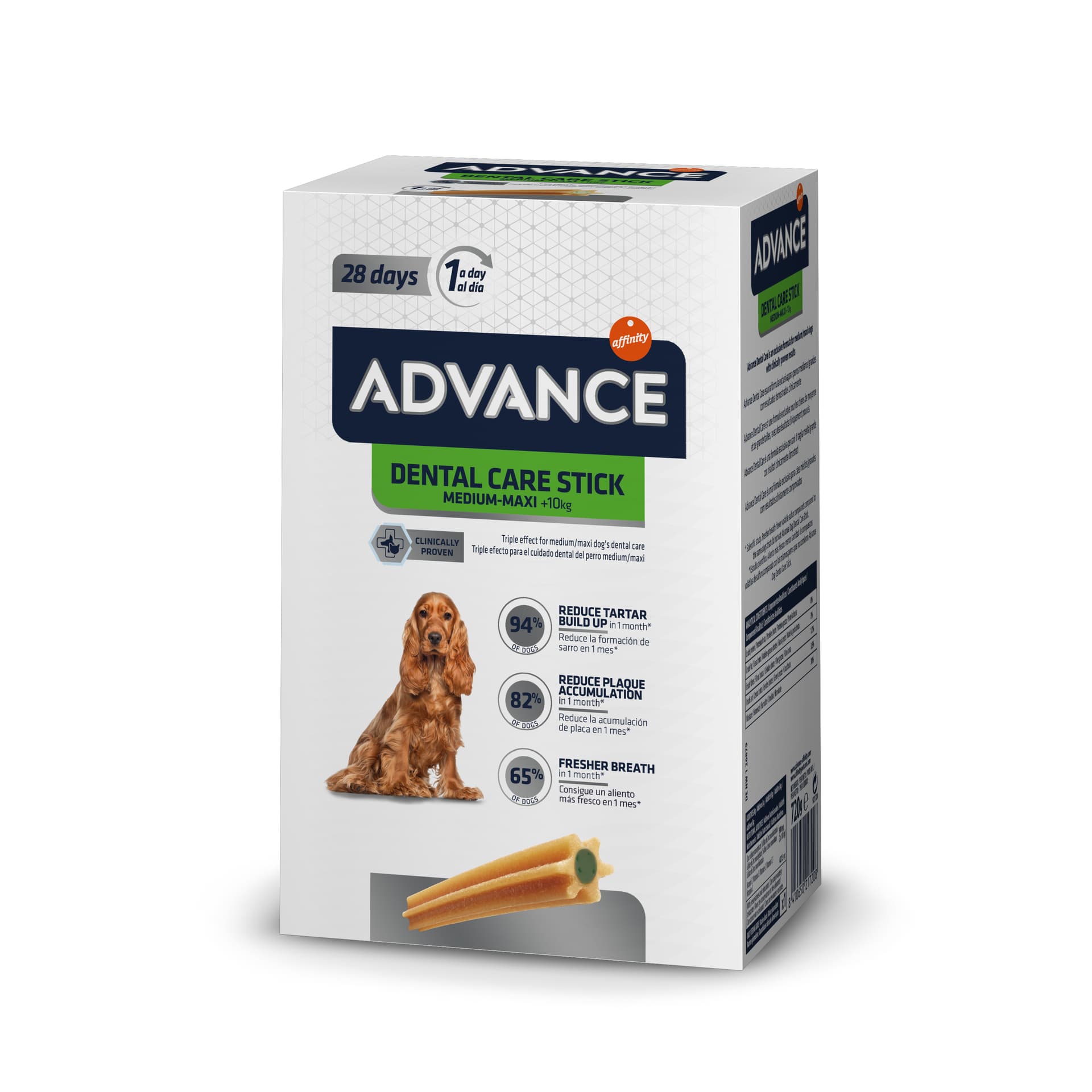 

ADVANCE SNACK Dental Care Stick Medium MULTIPAK - przysmak dentystyczny dla psów multipak 4x180g [921720]