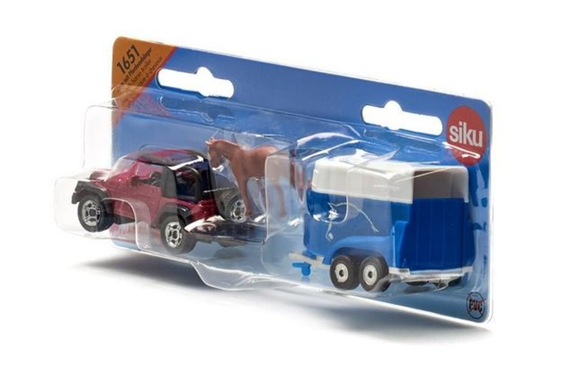 

Jeep z przyczepą dla koni