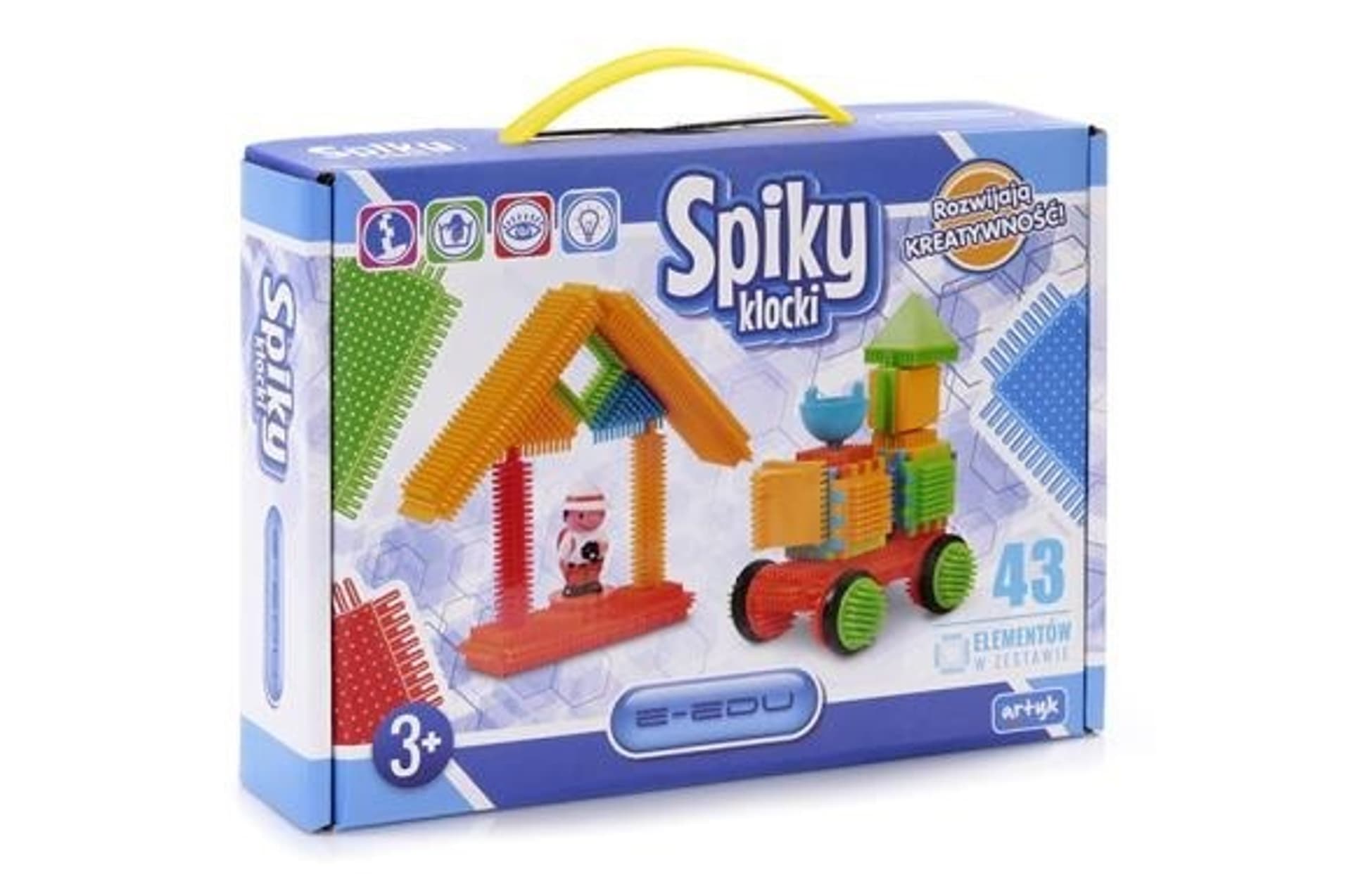 

Klocki Spiky Lokomotywa 42 elementy