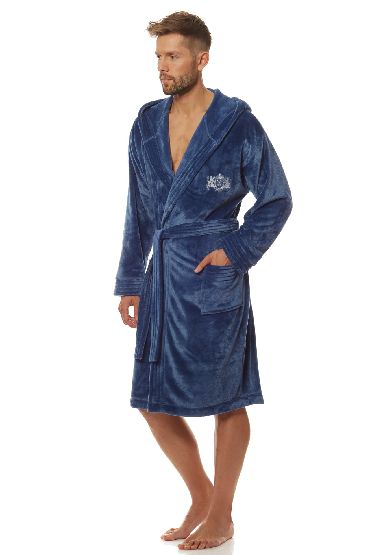 

Szlafrok Costa 2110 Navy (Rozmiar M)