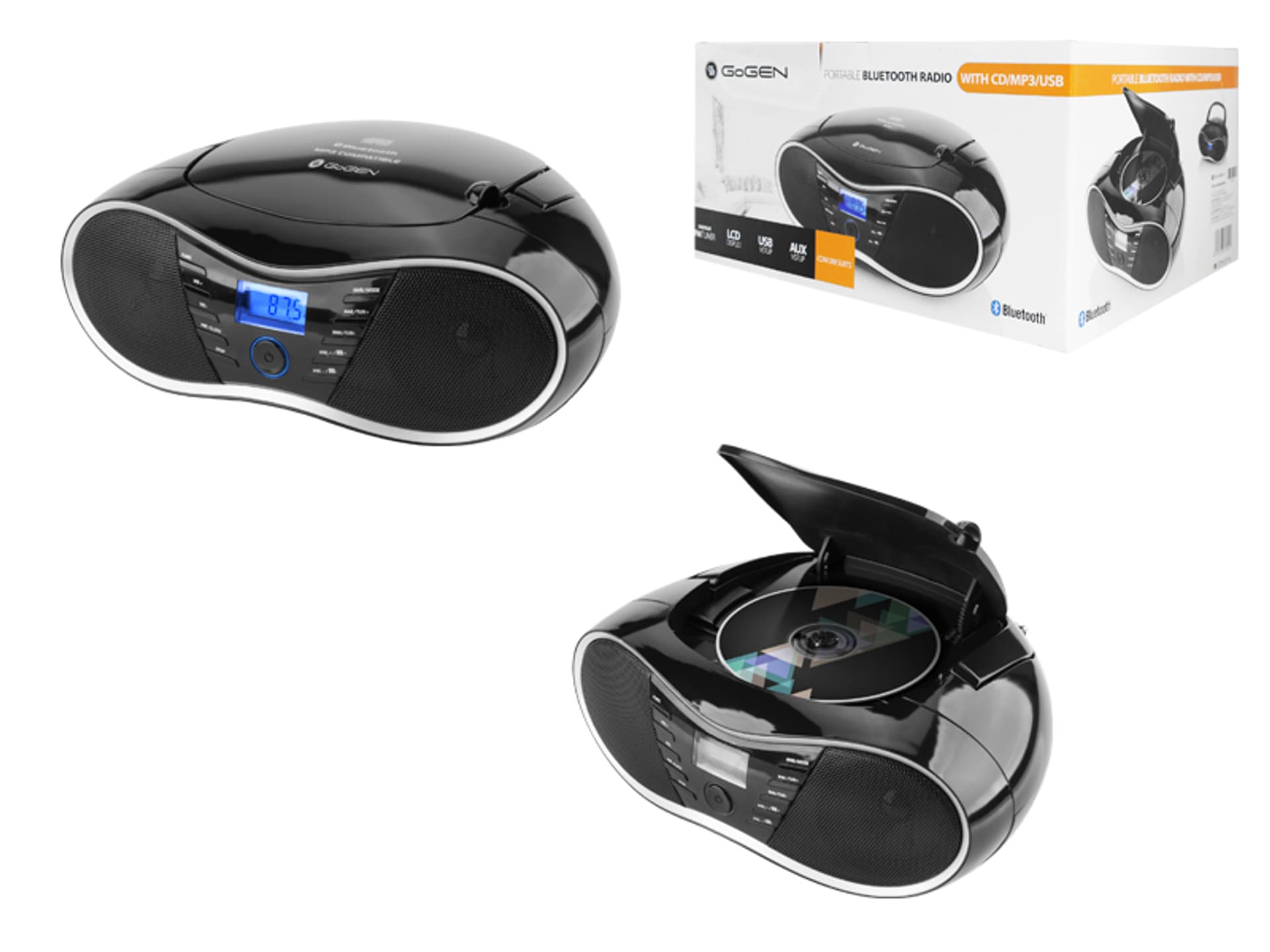 

Boombox CDM388SUBTS CD / MP3 / tuner cyfrowy FM/BT/USB/SD, czarny. (1LM)