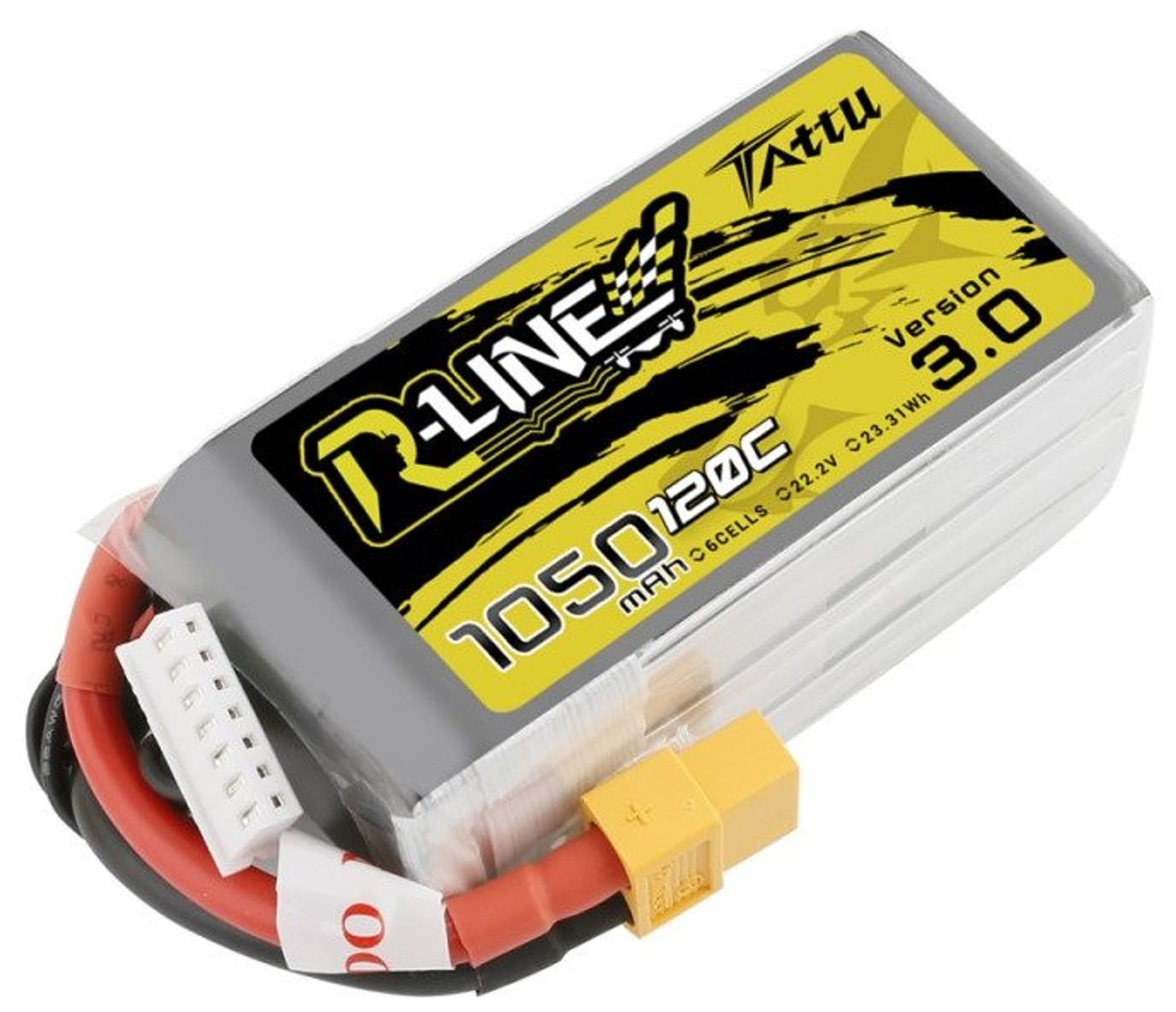 

1050mAh 22.2V 120C TATTU R-Line Gens Ace