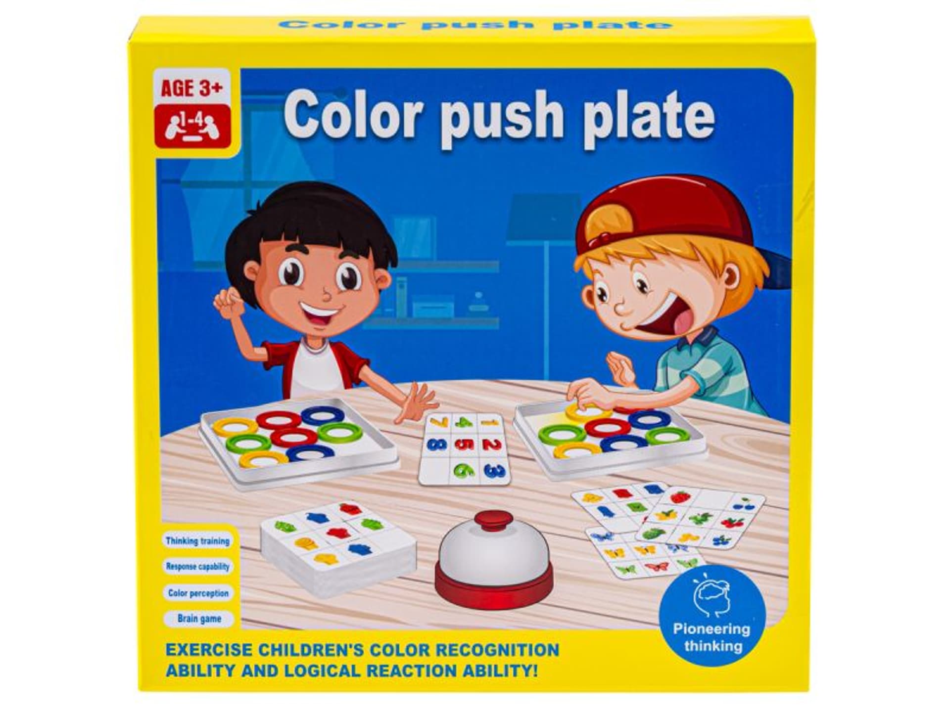

Edukacyjna Gra Dopasuj Kolory Karty Color Push Plate Kto Pierwszy Szybkie Krążki