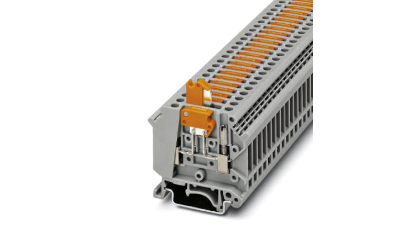 

Złączka szynowa 2-przewodowa z odłącznikiem nożowym 0,2-6mm2 szara UK 5-MTK-P/P 3004032