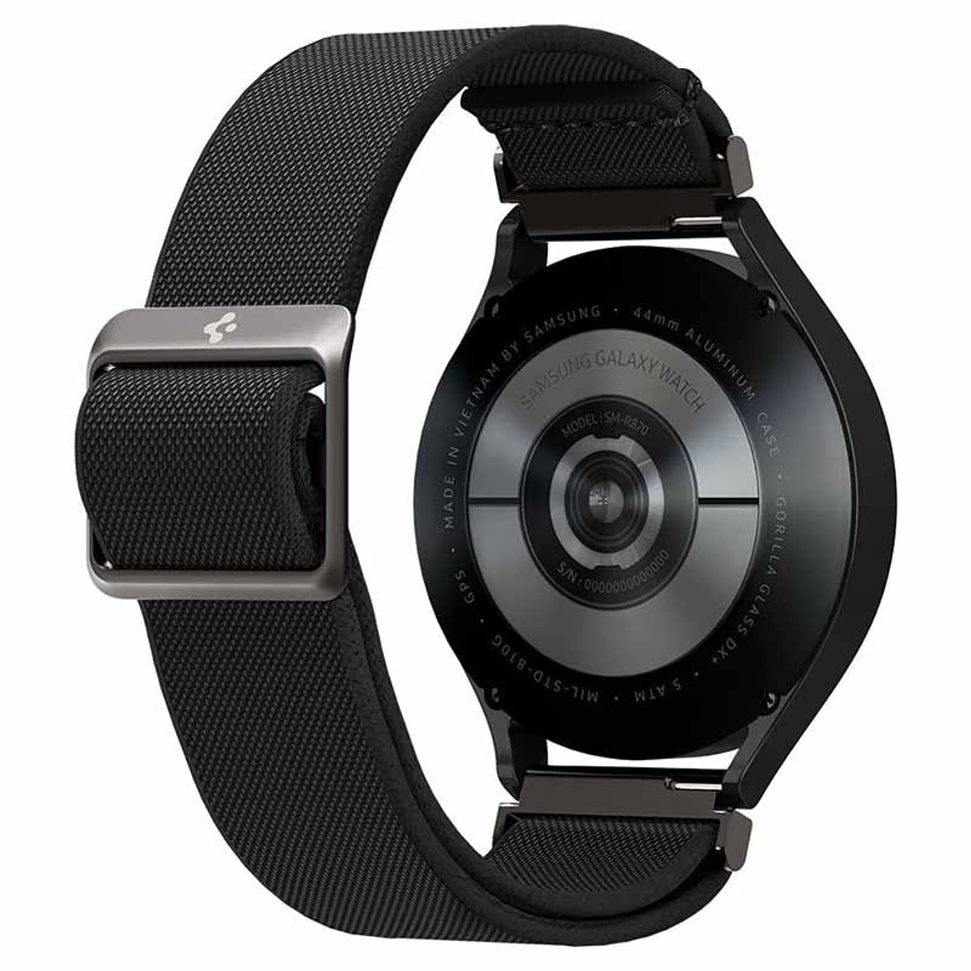 

Spigen Fit Lite Band - Pasek do Samsung Galaxy Watch 4 / 5 / 5 Pro (40 / 42 / 44 / 45 / 46 mm) (Czarny)