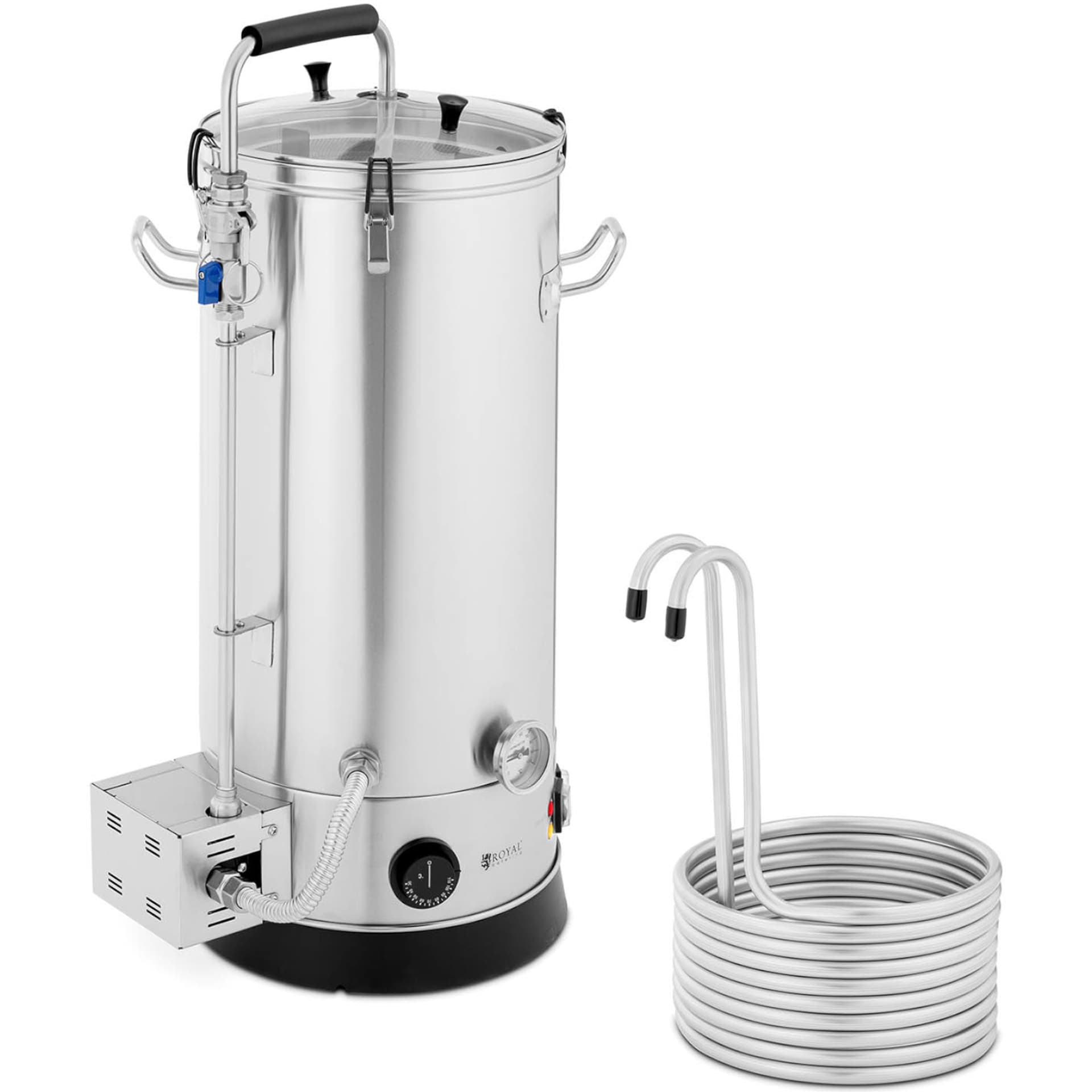 

Kocioł zacierno warzelny do produkcji piwa STAL 30-110C 32 l 2000 W