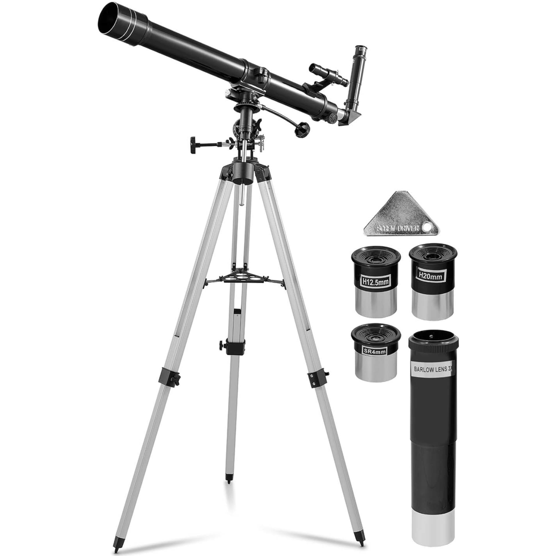 

Teleskop luneta refraktor astronomiczny do obserwacji gwiazd 900 mm śr. 70 mm