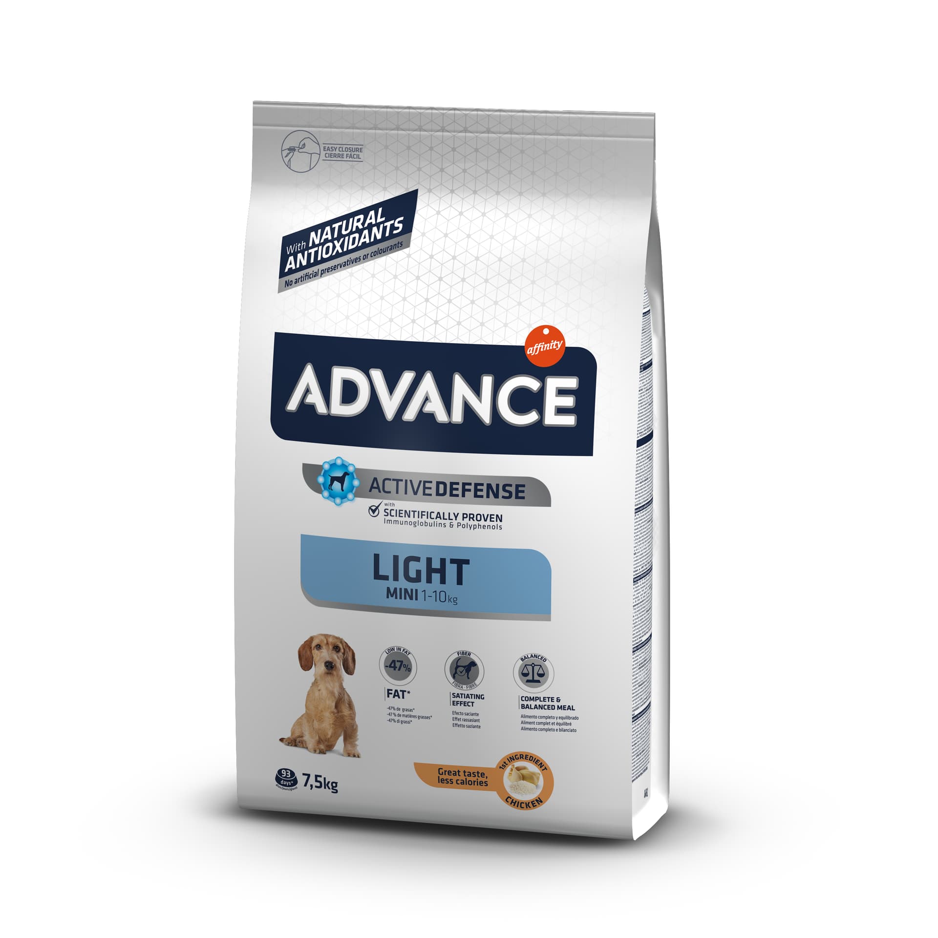 

ADVANCE Mini Light - sucha karma dla psów ras małych 7,5kg [928020]