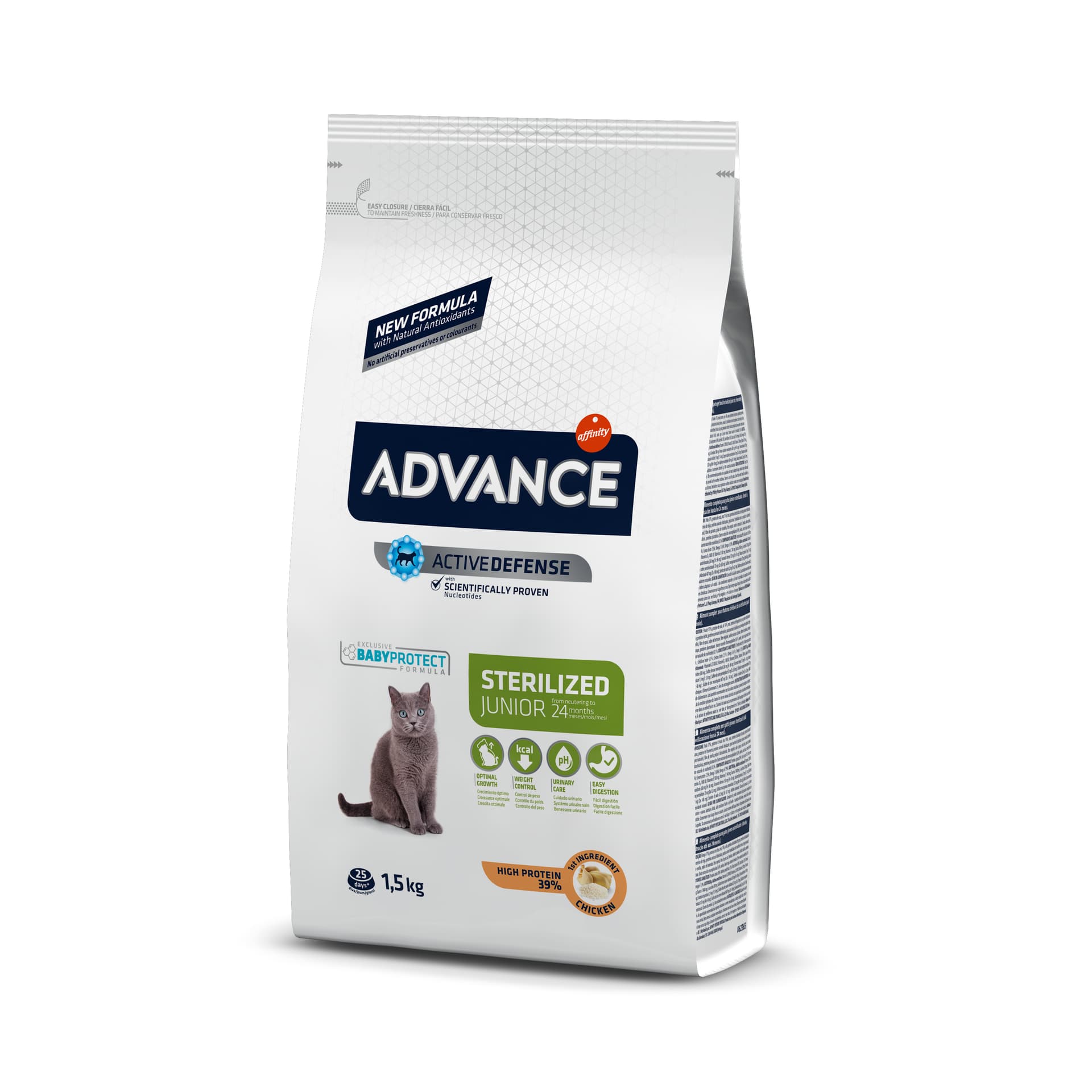 

ADVANCE Junior Sterilized - sucha karma dla młodych kotów sterylizowanych 1,5kg [500921]