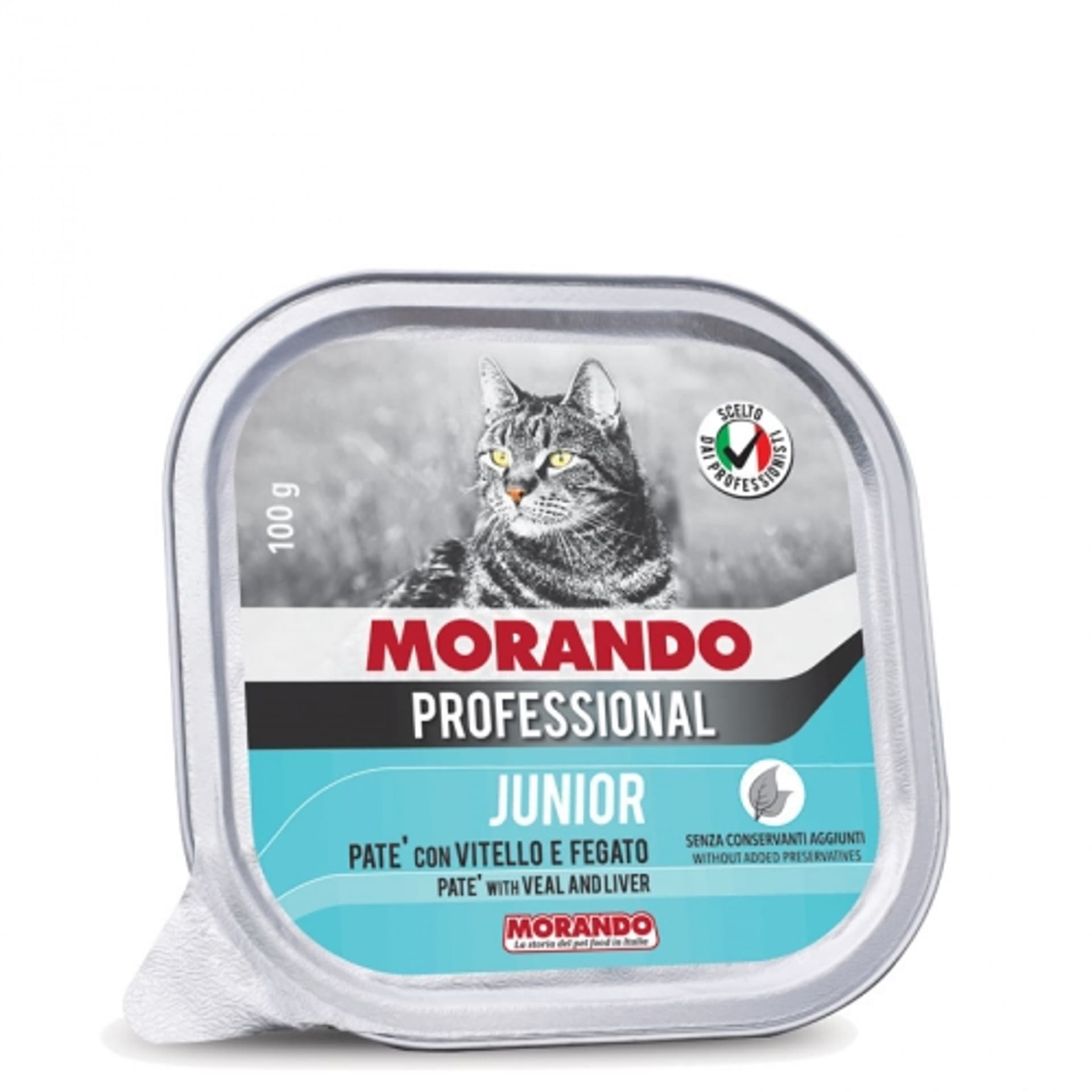 

MORANDO PRO KOT JUNIOR Pasztet z cielęciną i wątróbką 100g