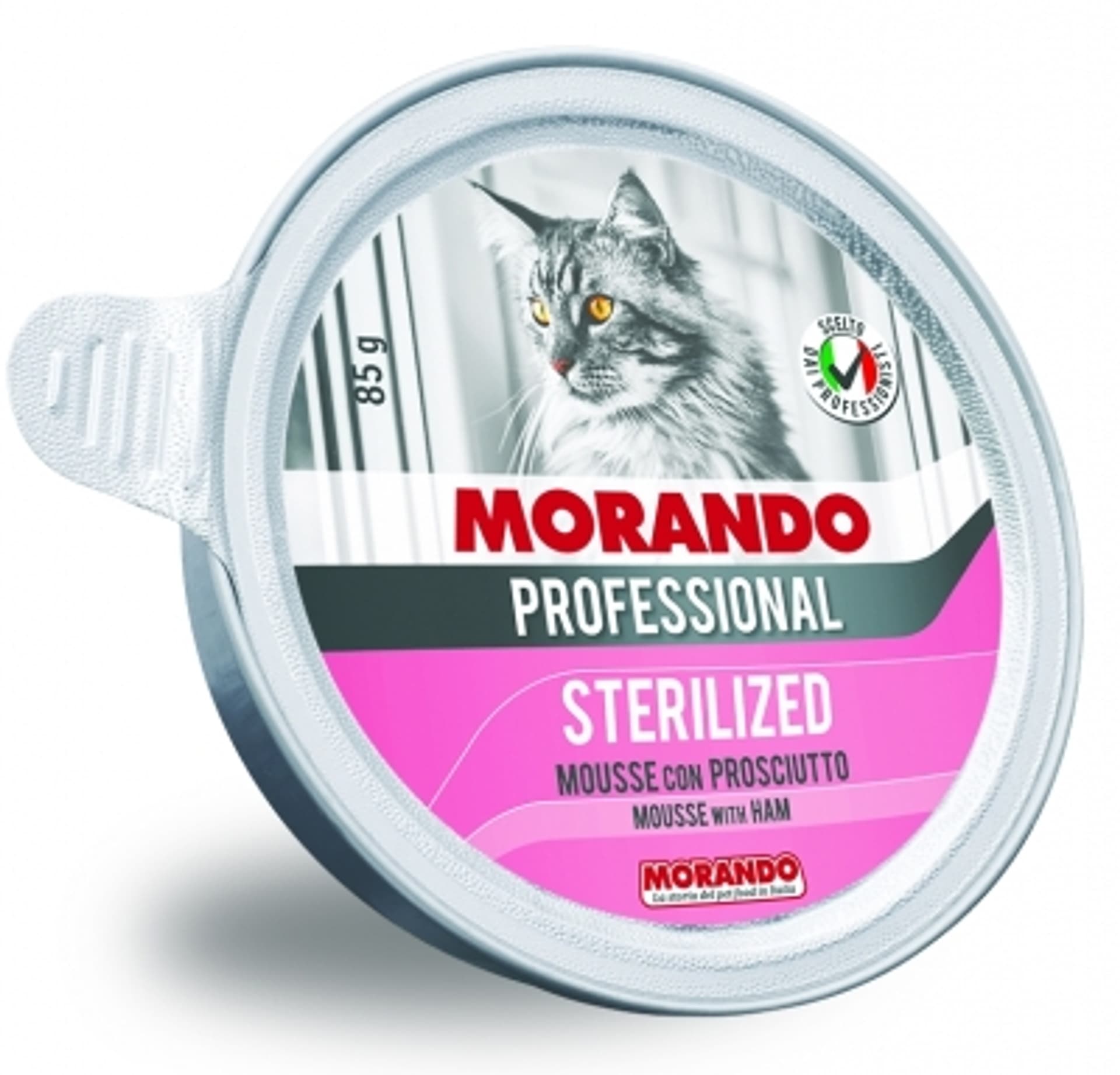 

MORANDO PRO KOT STERILIZED Miseczka z szynką 85g