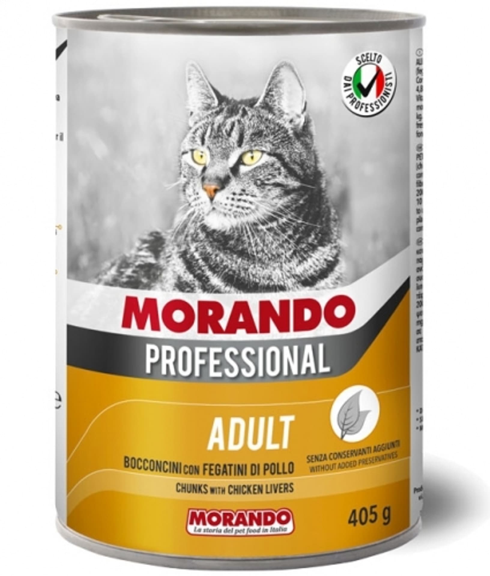 

MORANDO PRO KOT Kawałki z wątróbkami drobiowymi 405g