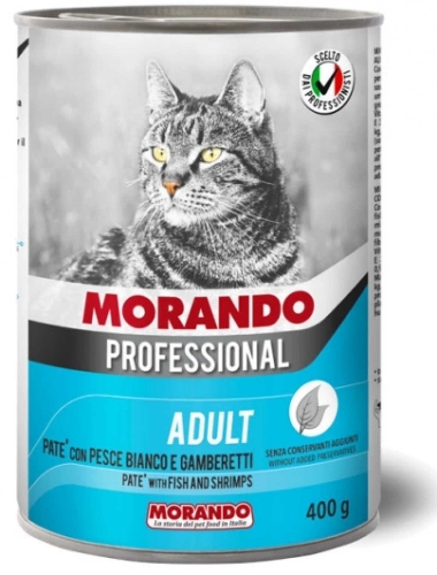 

MORANDO PRO KOT Pasztet z rybą i krewetkami 400g