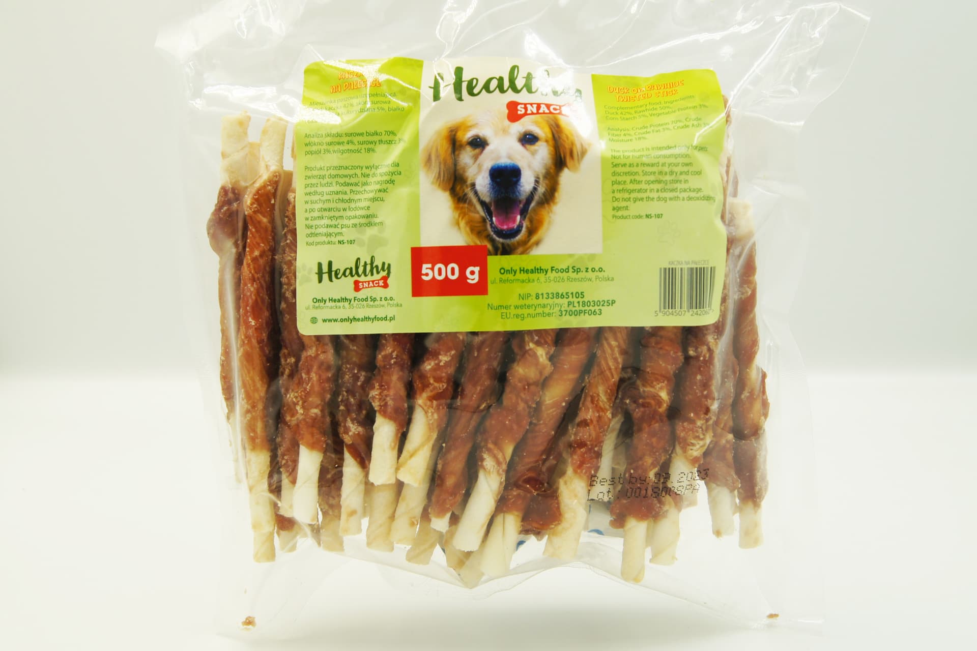 

HEALTHY SNACK Kaczka na pałeczce 500g [NS-107]
