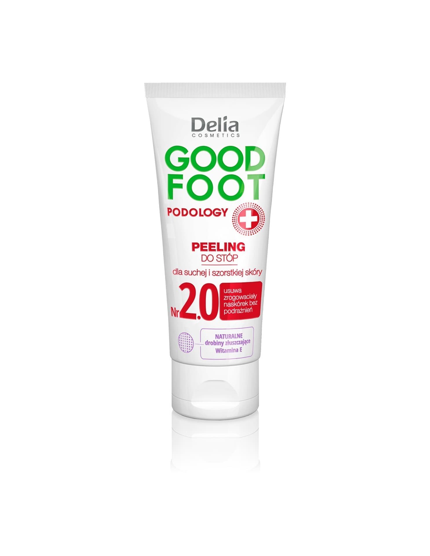 

Delia Cosmetics Good Foot Podology Nr 2.0 Peeling do stóp dla skóry suchej i szorstkiej 60ml