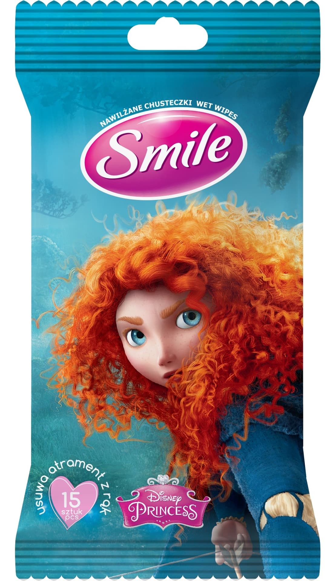 

SMILE Chusteczki nawilżane Disney "Princess" - mix wzorów 1op.-15szt