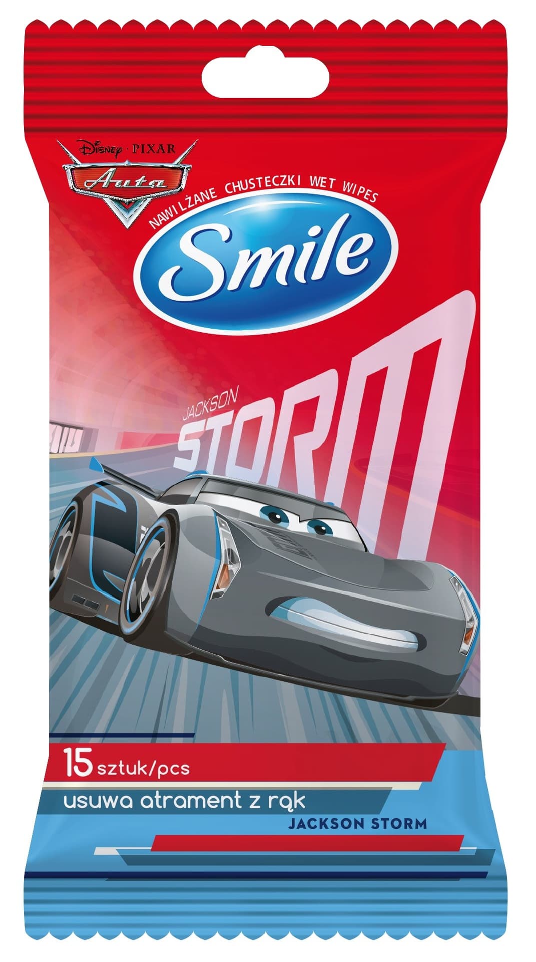

SMILE Chusteczki nawilżane Disney/Pixar "Auta" - mix wzorów 1op.-15szt