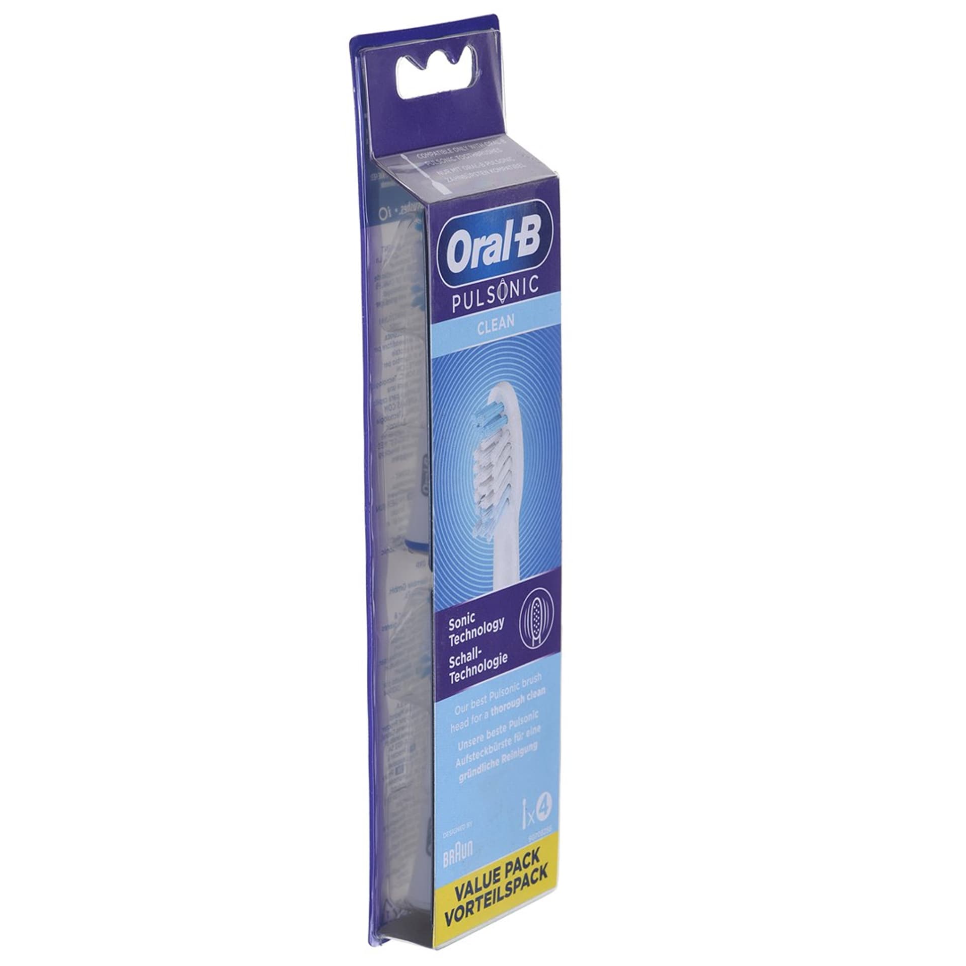 

Końcówka do szczoteczki BRAUN Pulsonic Clean 4 szt.