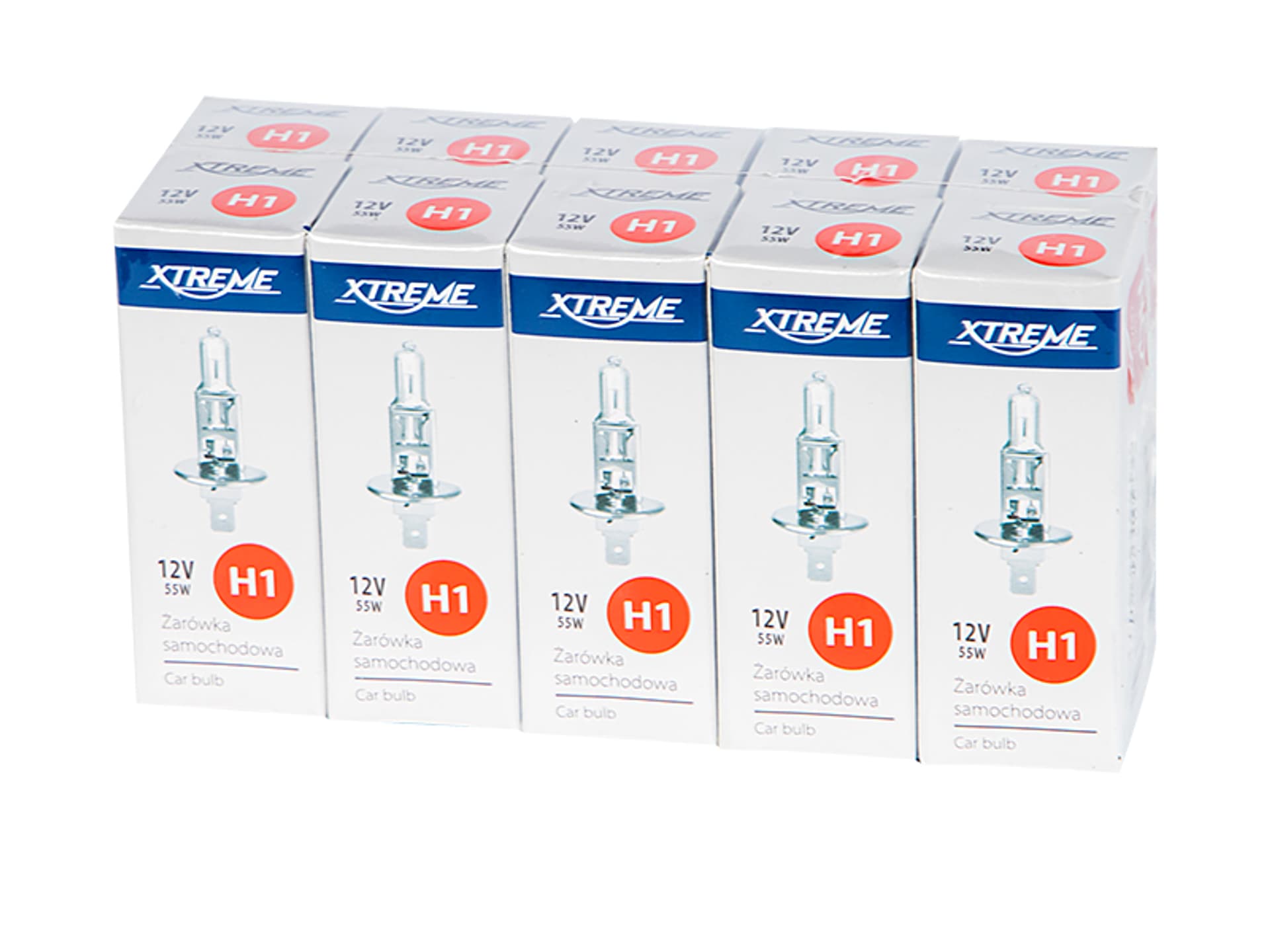 

Żarówka sam. H1 12V/55W opakowanie