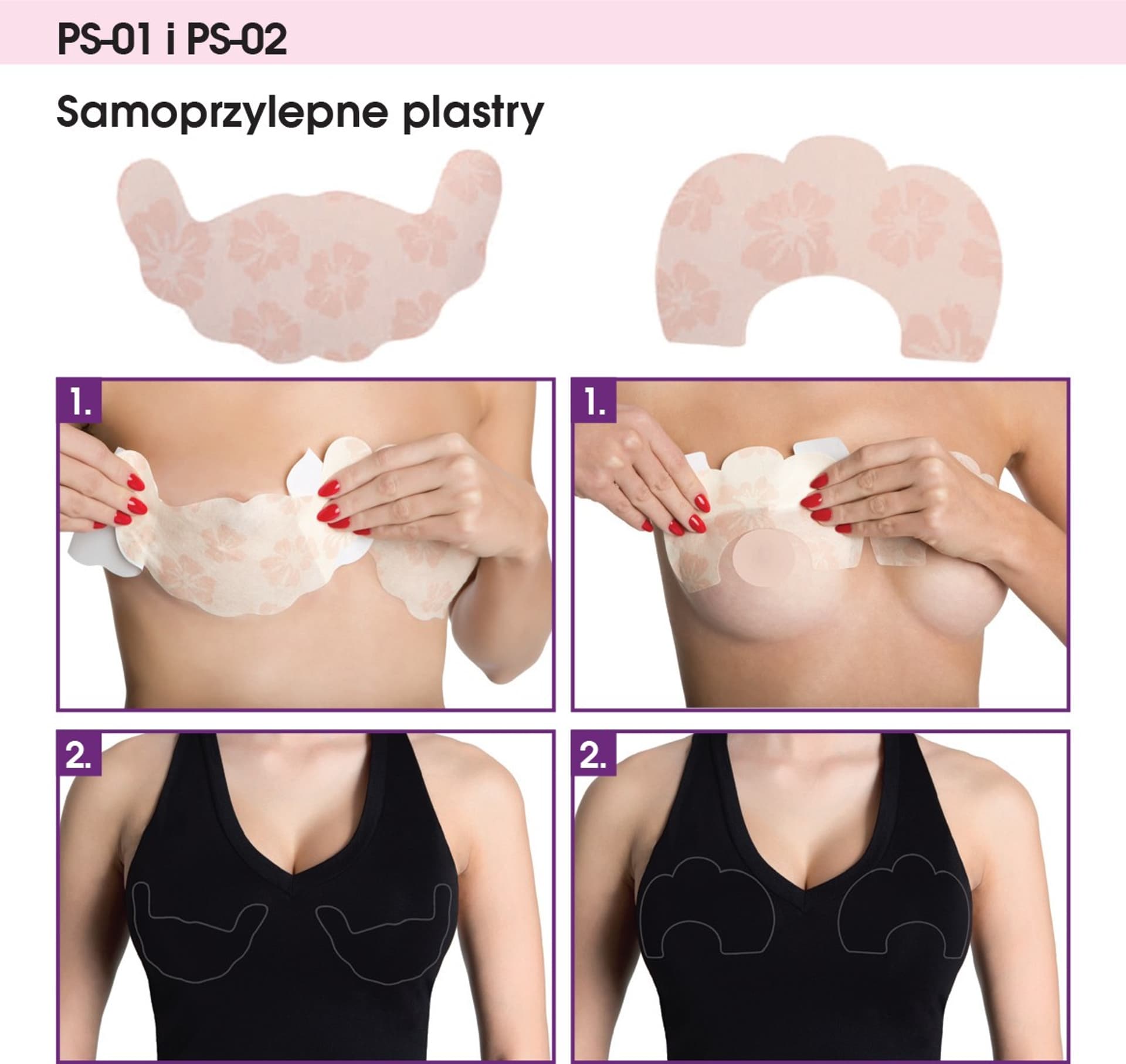 

PLASTRY PUSH-UP PS-01 (kolor cielisty, rozmiar C)