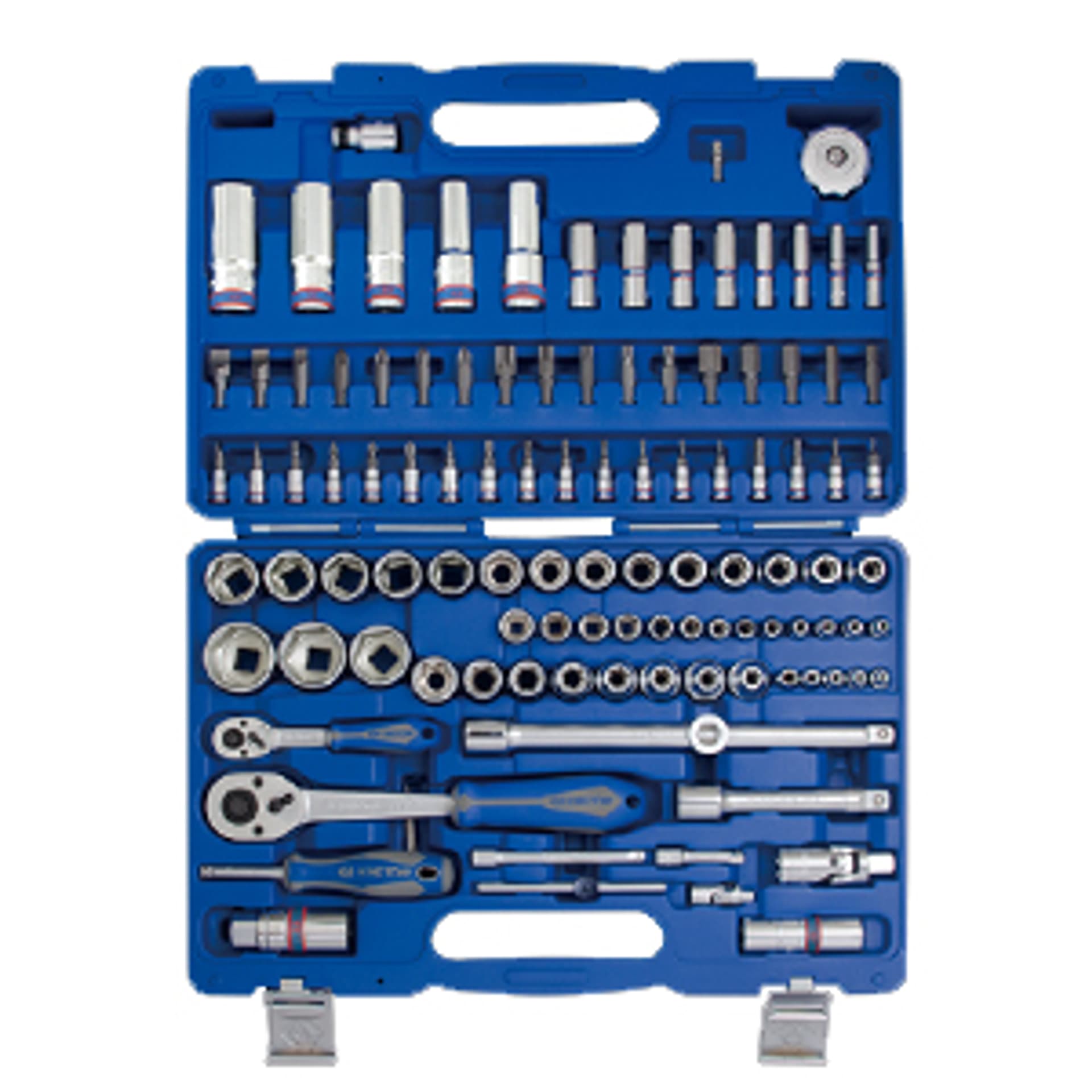 

ZESTAW NASADEK 1/4''+1/2'' 12-KĄTNE, 96SZT.AKCESORIA