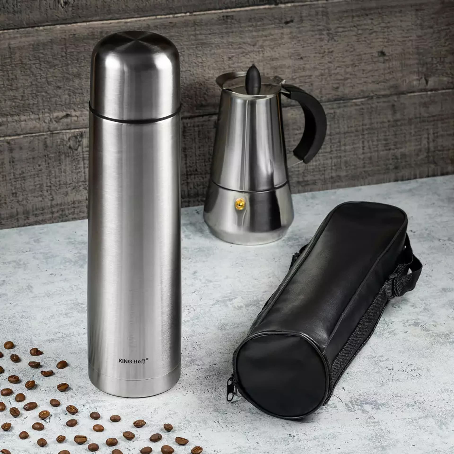 

TERMOS STALOWY 750 ml CLICK-CLACK KINGHOFF KH-4053