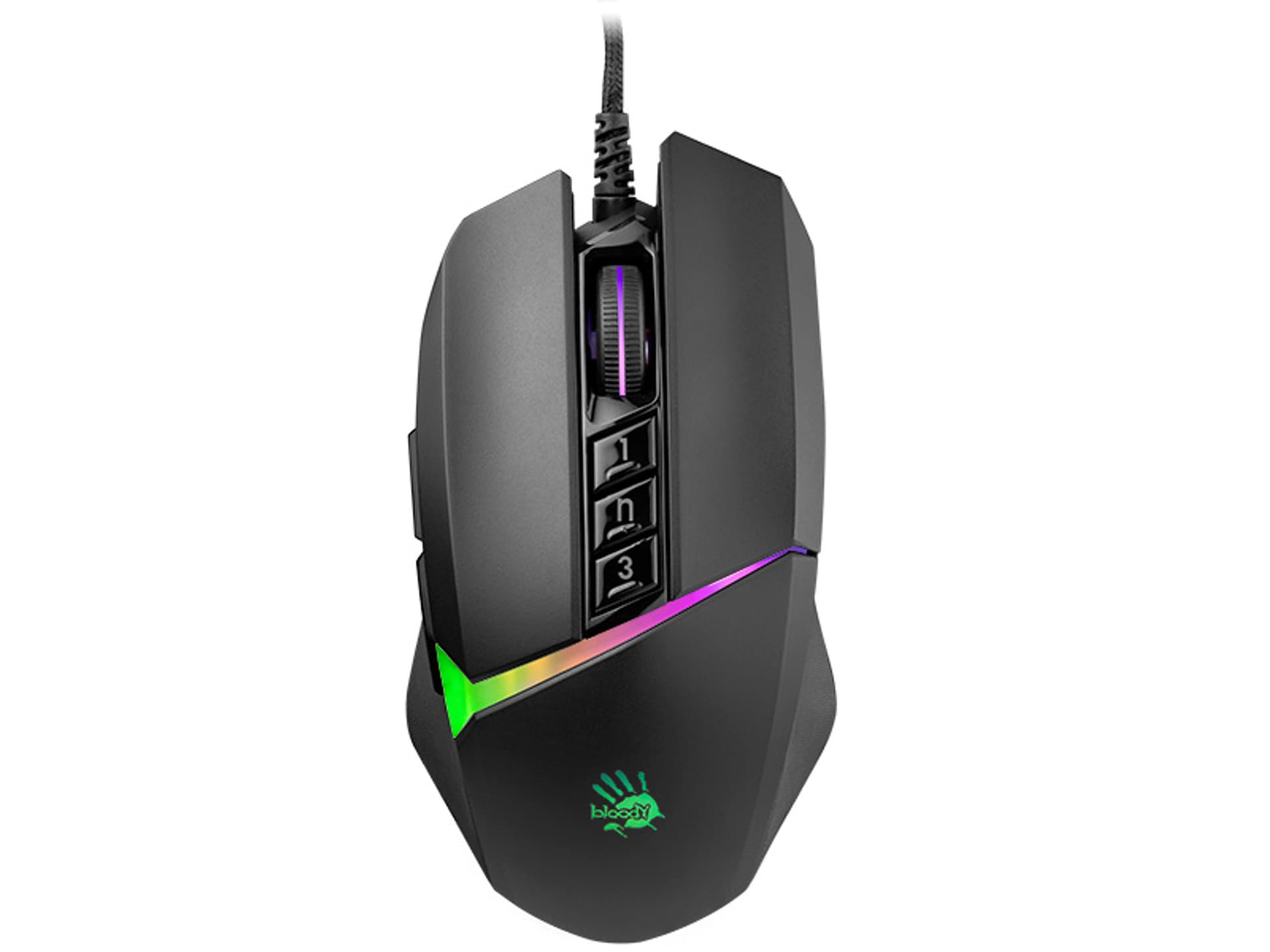 

Mysz A4TECH BLOODY W60 MAX Stone Black USB (Activated)